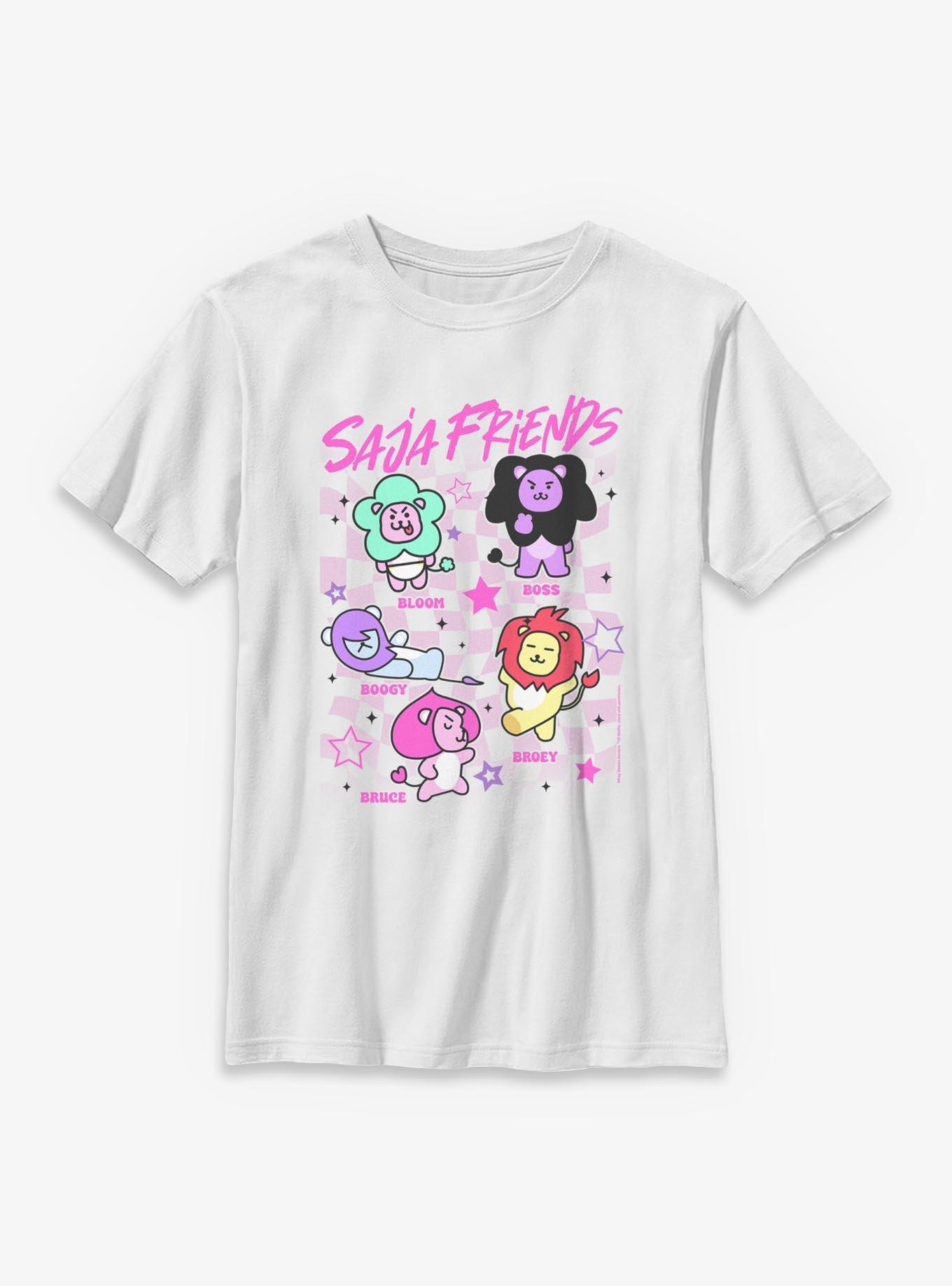 Kpop Demon Hunters Saja Friends Jumble Youth T-Shirt, , hi-res