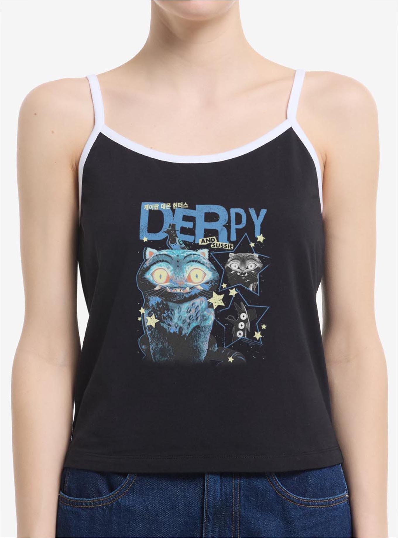 KPop Demon Hunters Derpy Tiger And Sussie Stars Womens Cami