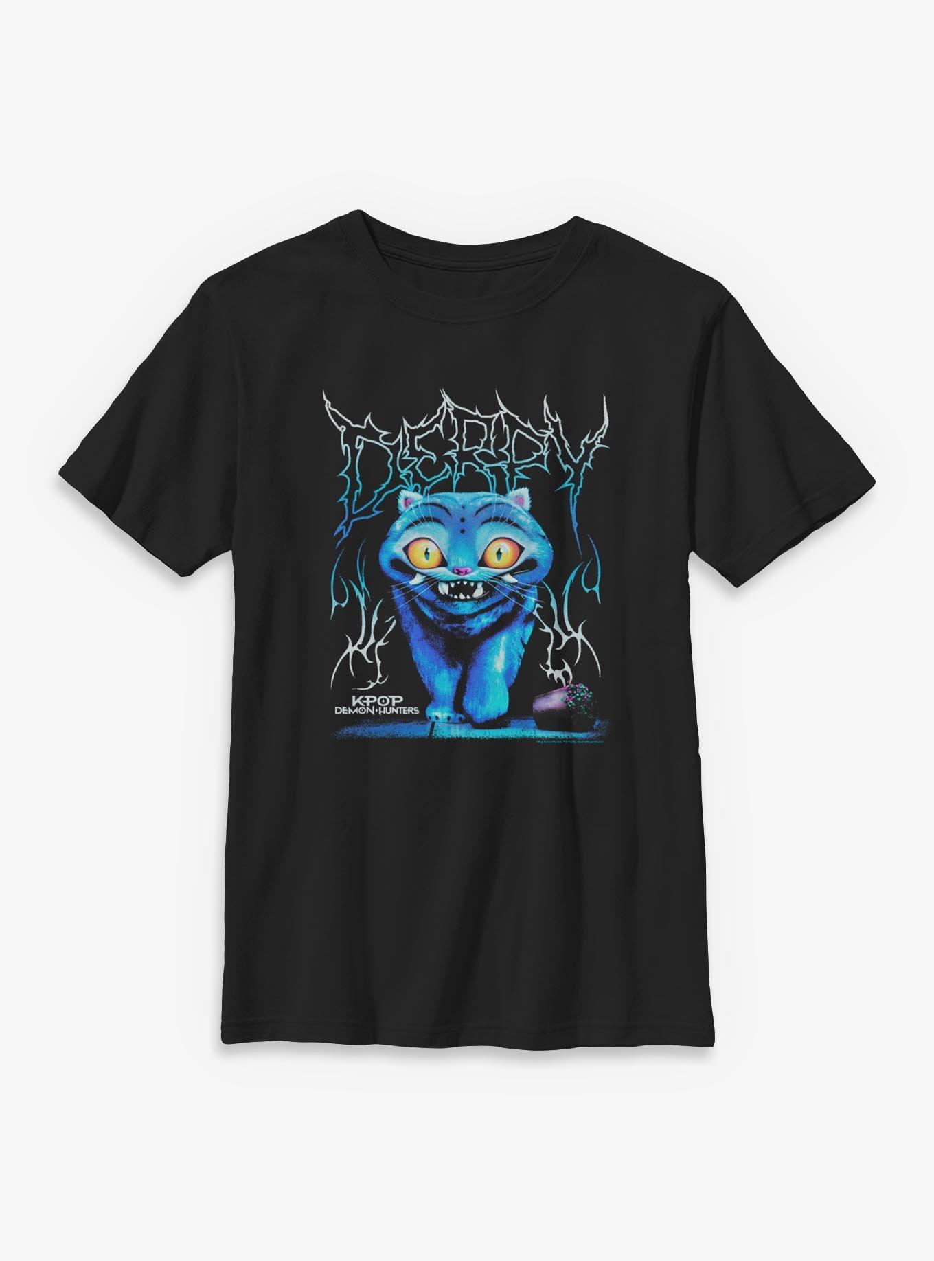 Kpop Demon Hunters Derpy Rock Youth T-Shirt Box Lunch Exclusive, , hi-res