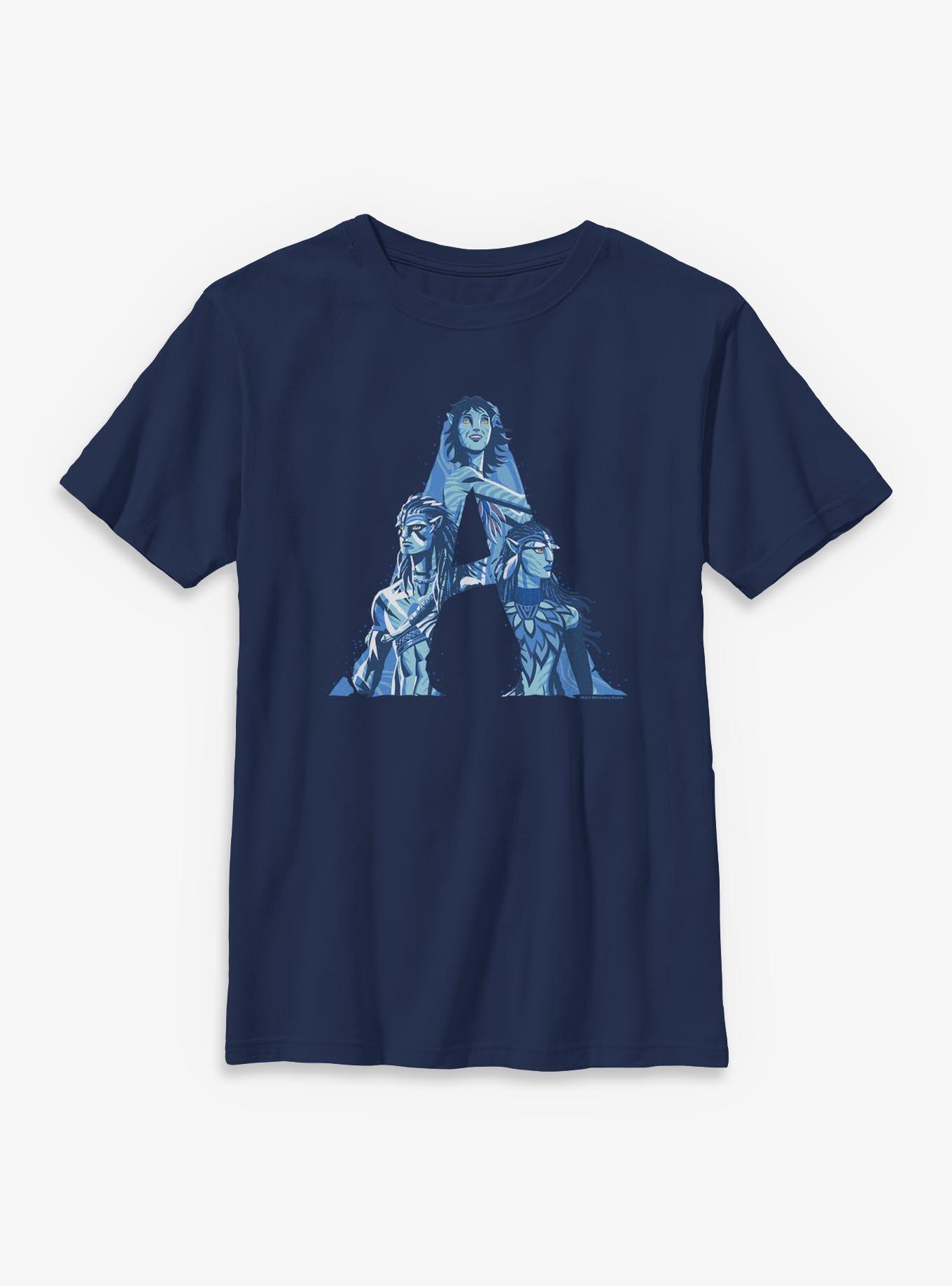 Avatar: Fire And Ash Jake Neytiri And Kiri Youth T-Shirt, , hi-res