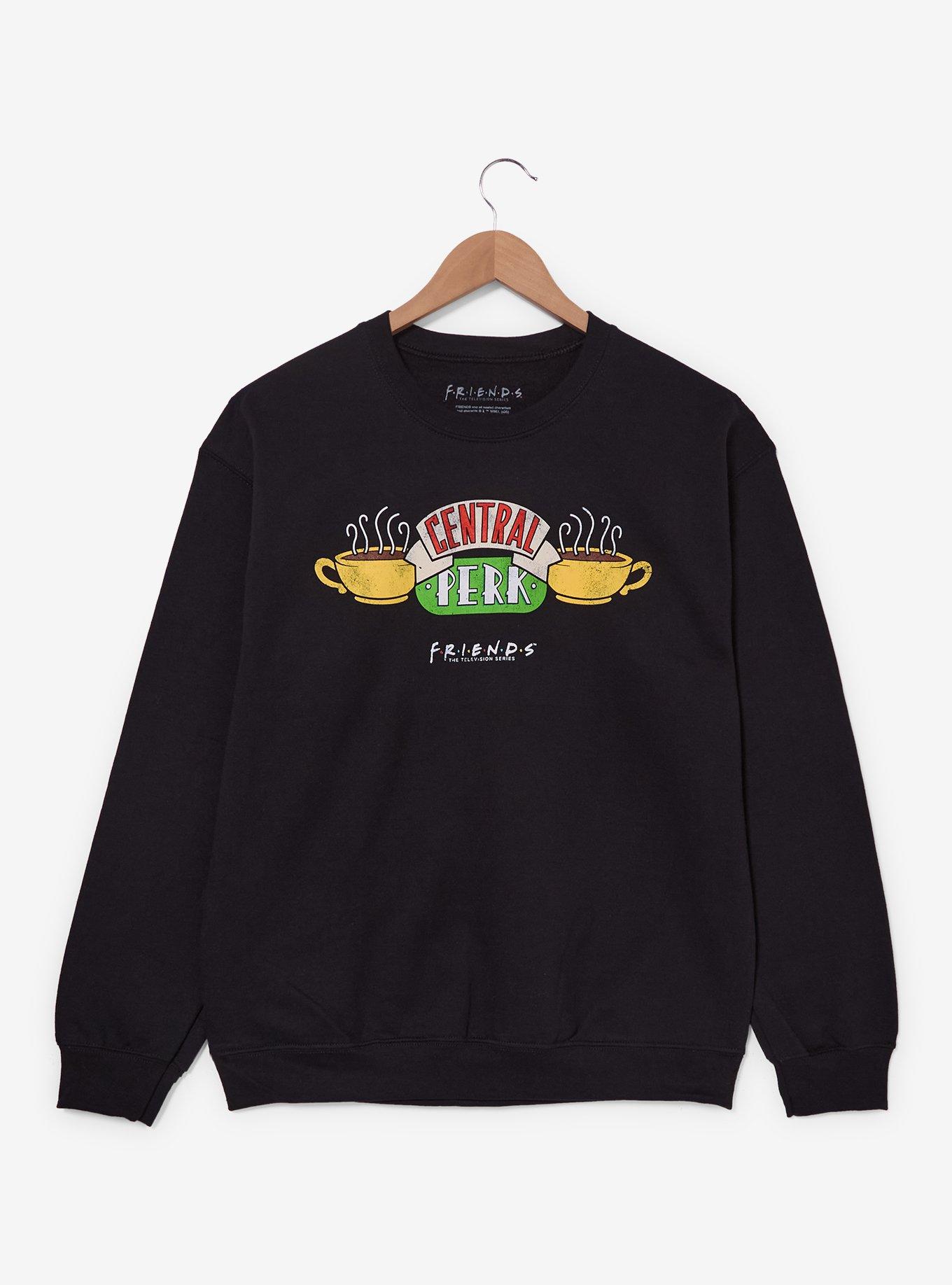Friends TV Show Men's Central Perk Hoodie – Black, Medium, 50% Cotton 50% Polyester Blend, Officially Licensed - View #11