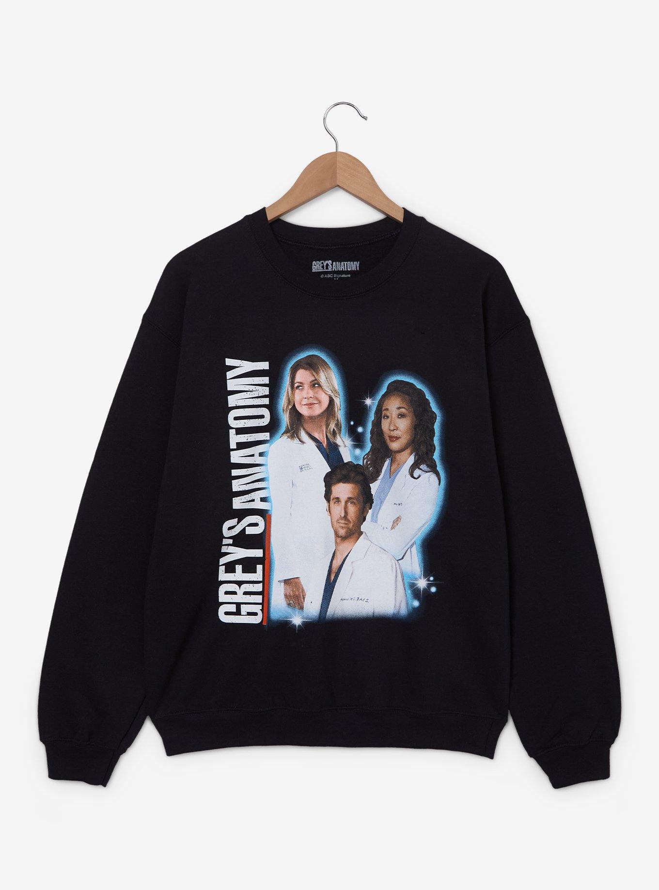 Grey's Anatomy Characters Multi-Portrait Crewneck - BoxLunch Exclusive, , hi-res