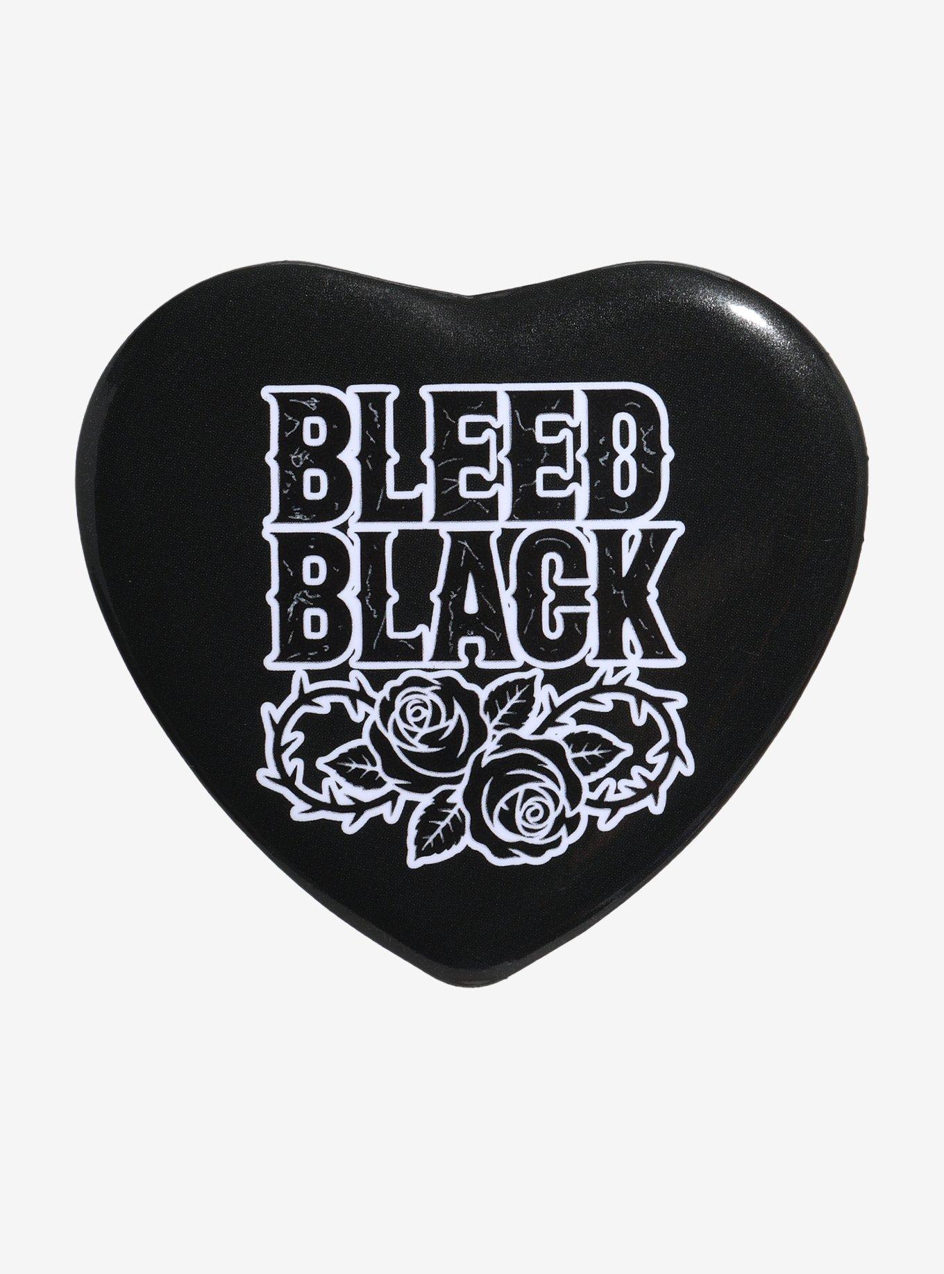Bleed Black Heart 3 Button, , hi-res