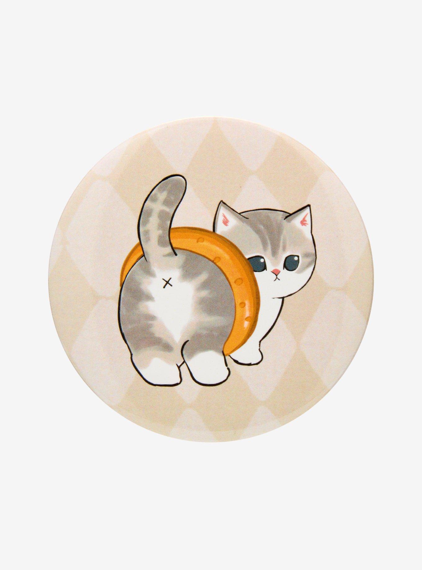 Mofusand Donut Back 3 Inch Button, , hi-res