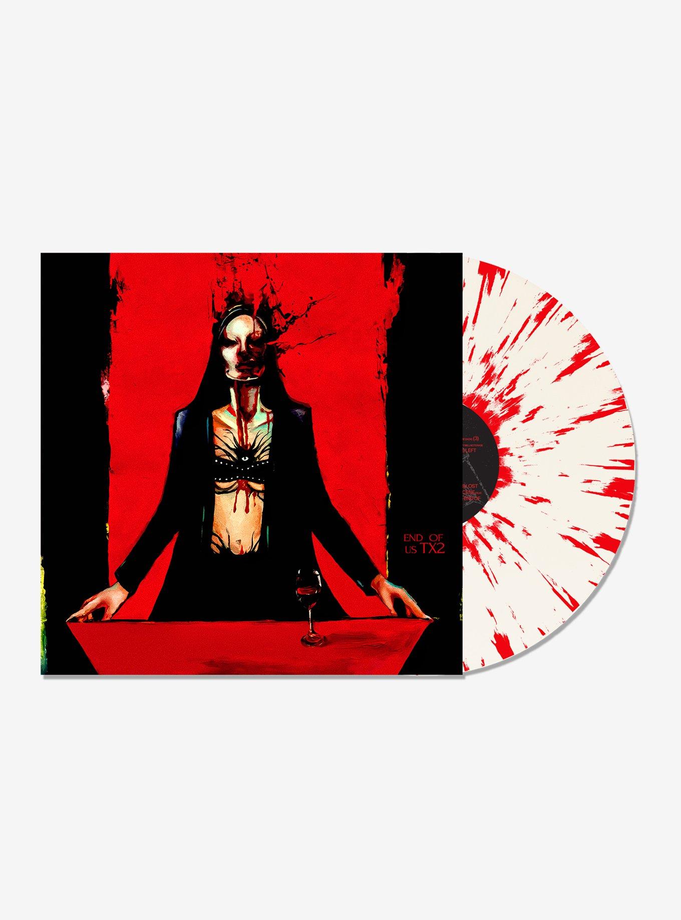 TX2 End Of Us (Red & White Splatter) Vinyl LP Hot Topic Exclusive, , hi-res
