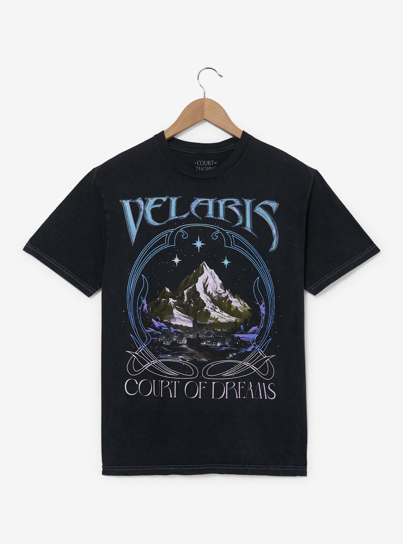 A Court of Thorns and Roses Velaris Foil Print T-Shirt - BoxLunch Exclusive, , hi-res