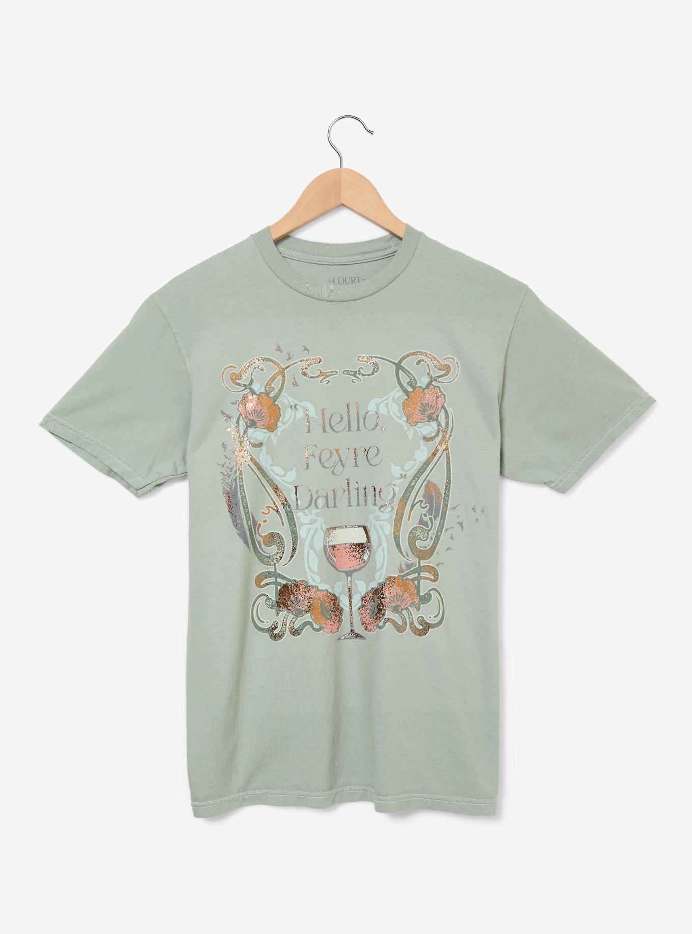 A Court of Thorns and Roses Hello Feyre Darling T-Shirt &mdash; BoxLunch Exclusive, , hi-res
