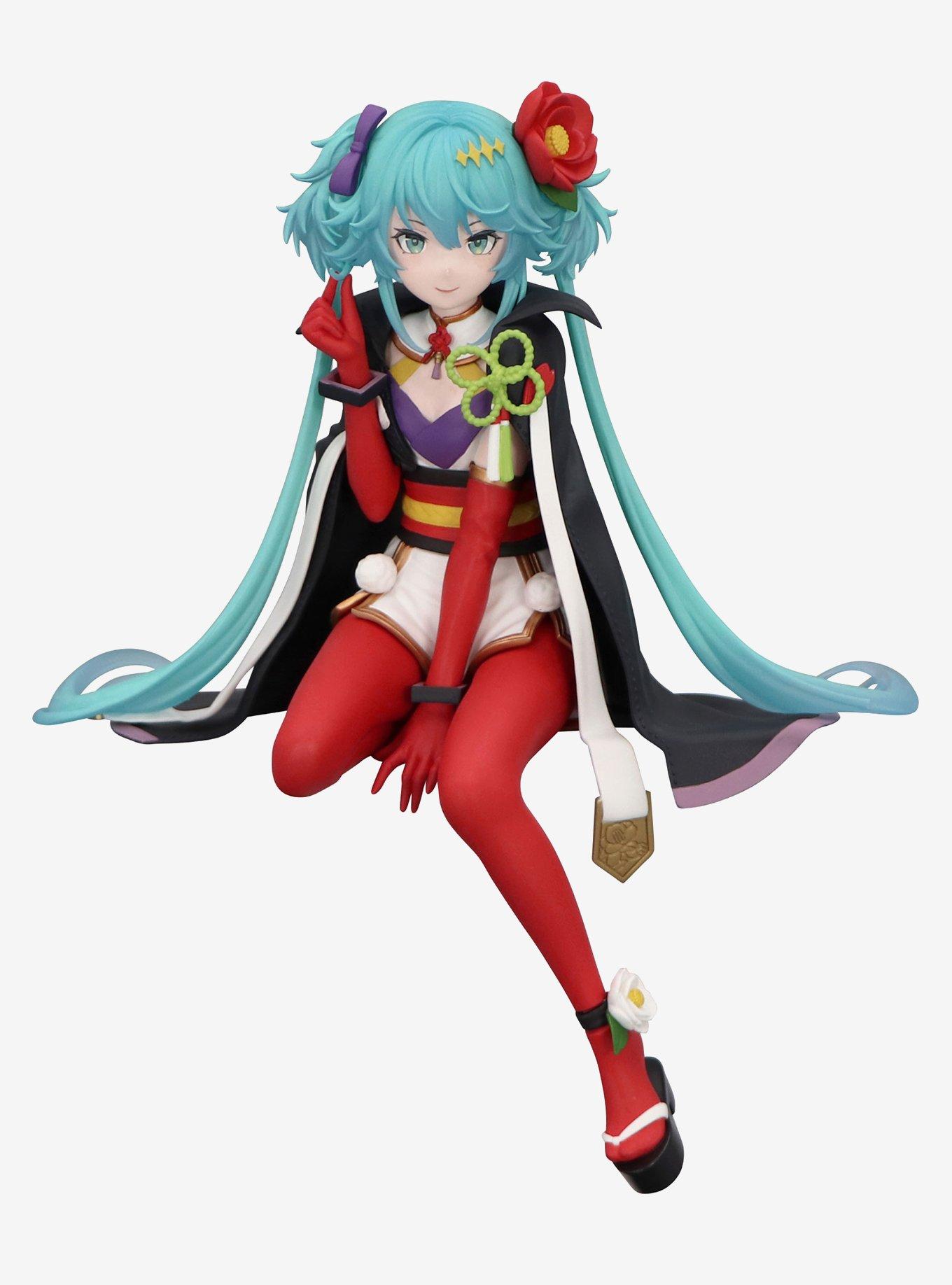 FuRyu Hatsune Miku (Flower Fairy Camellia) Noodle Stopper Figure, , hi-res