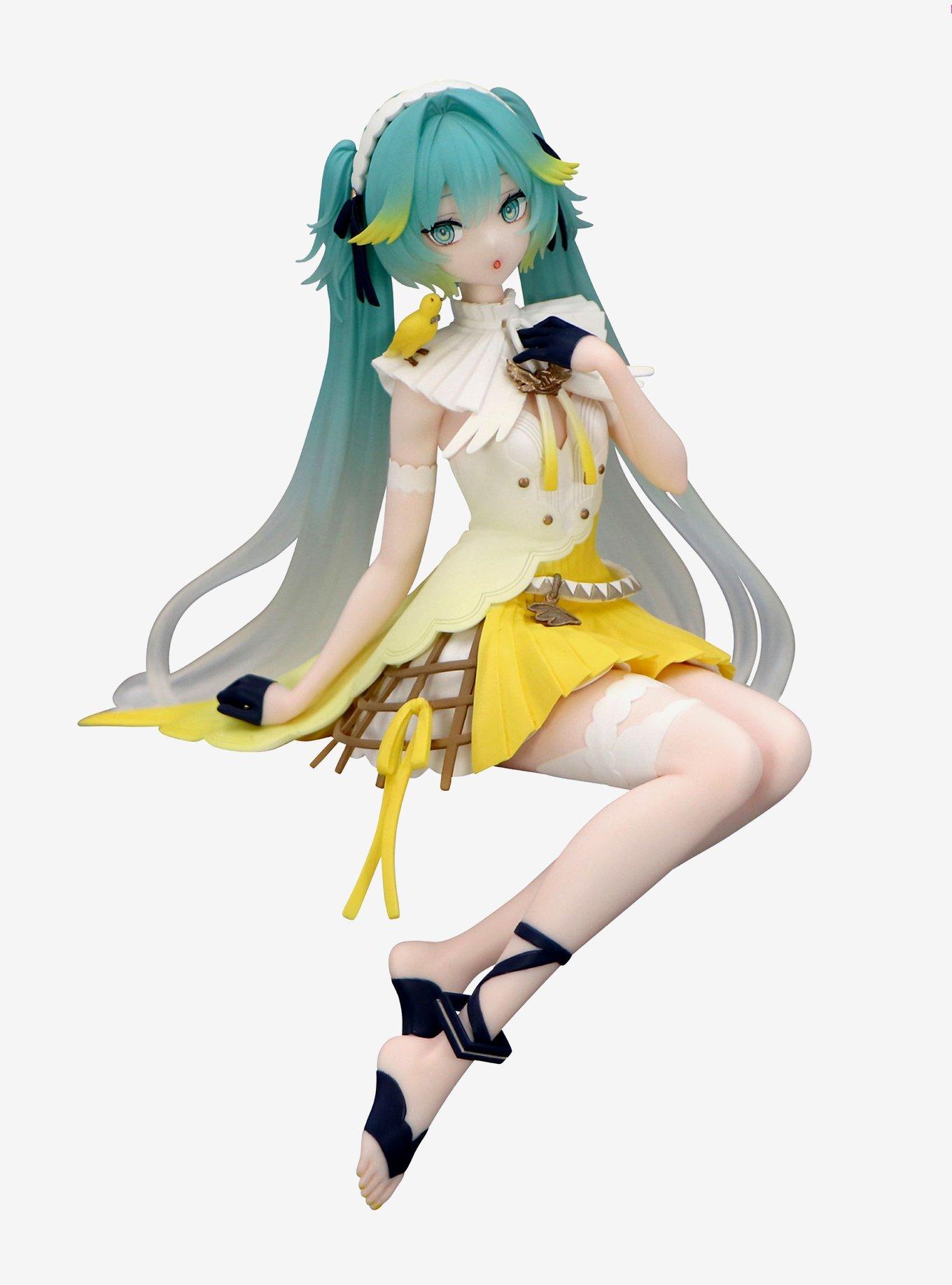 FuRyu Hatsune Miku (Canary Bird) Noodle Stopper Figure, , hi-res