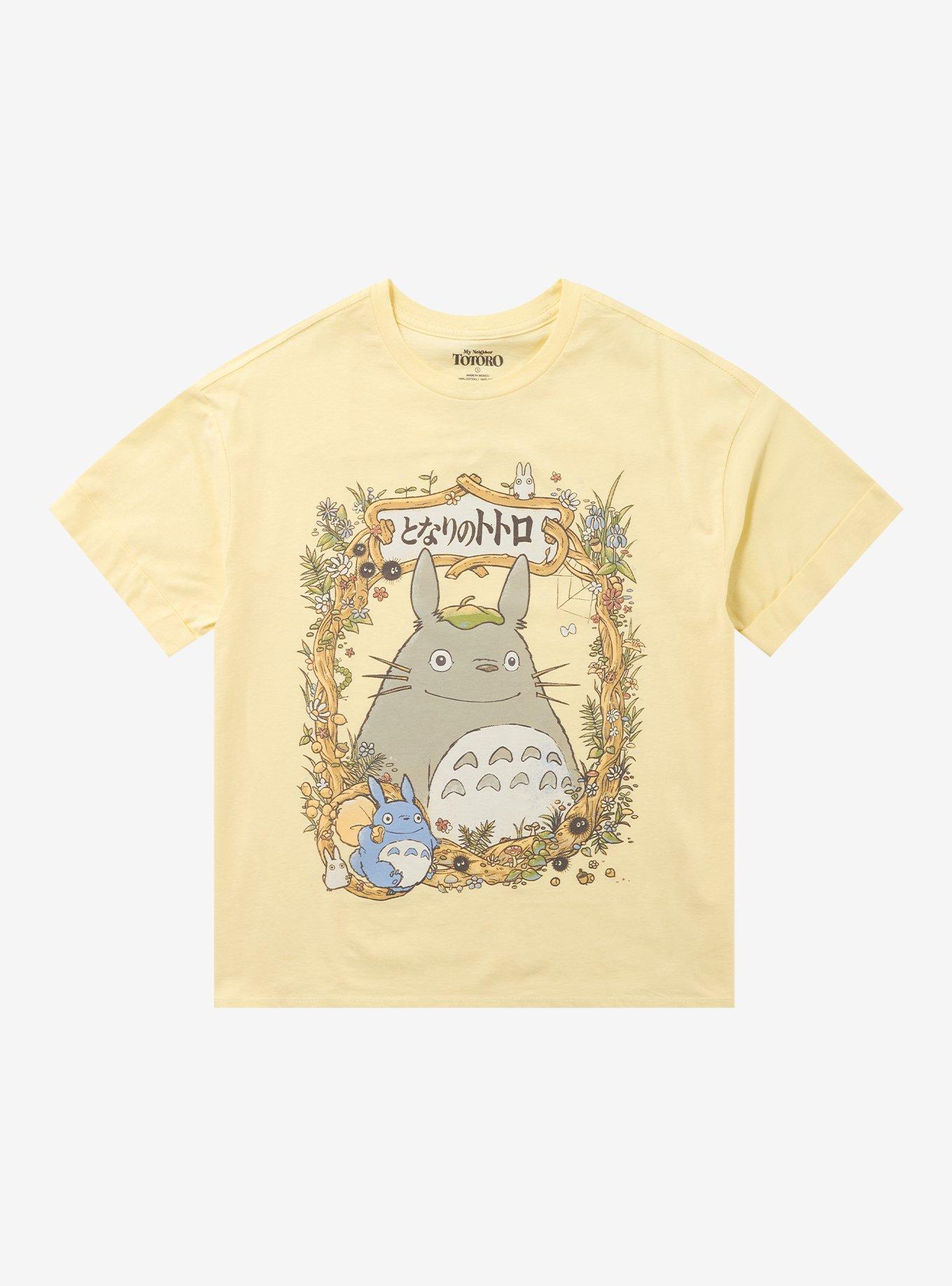 Studio Ghibli&reg; My Neighbor Totoro Yellow Leaf Frame T-Shirt, , hi-res