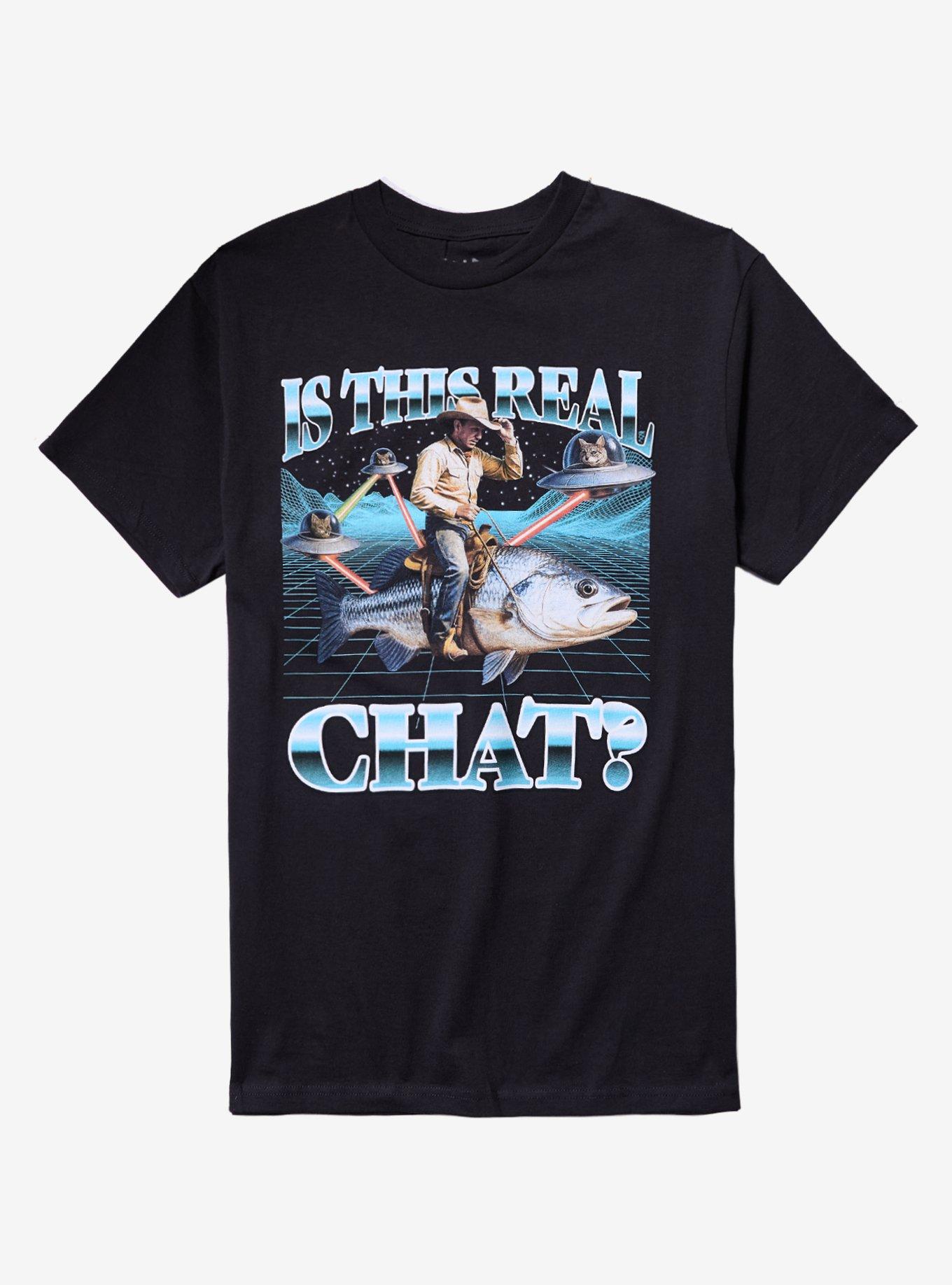 Is This Real Chat T-Shirt By Friday Jr., , hi-res