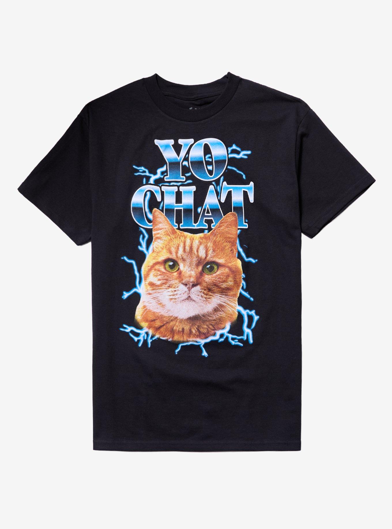 Yo Chat Cat T-Shirt By Friday Jr., , hi-res