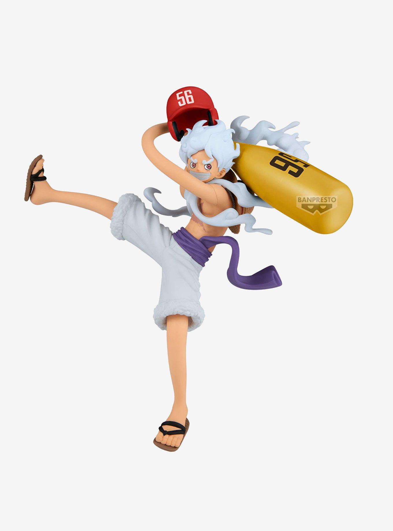Banpresto One Piece Monkey D. Luffy Gear 5 II Battle Record Figure, , hi-res