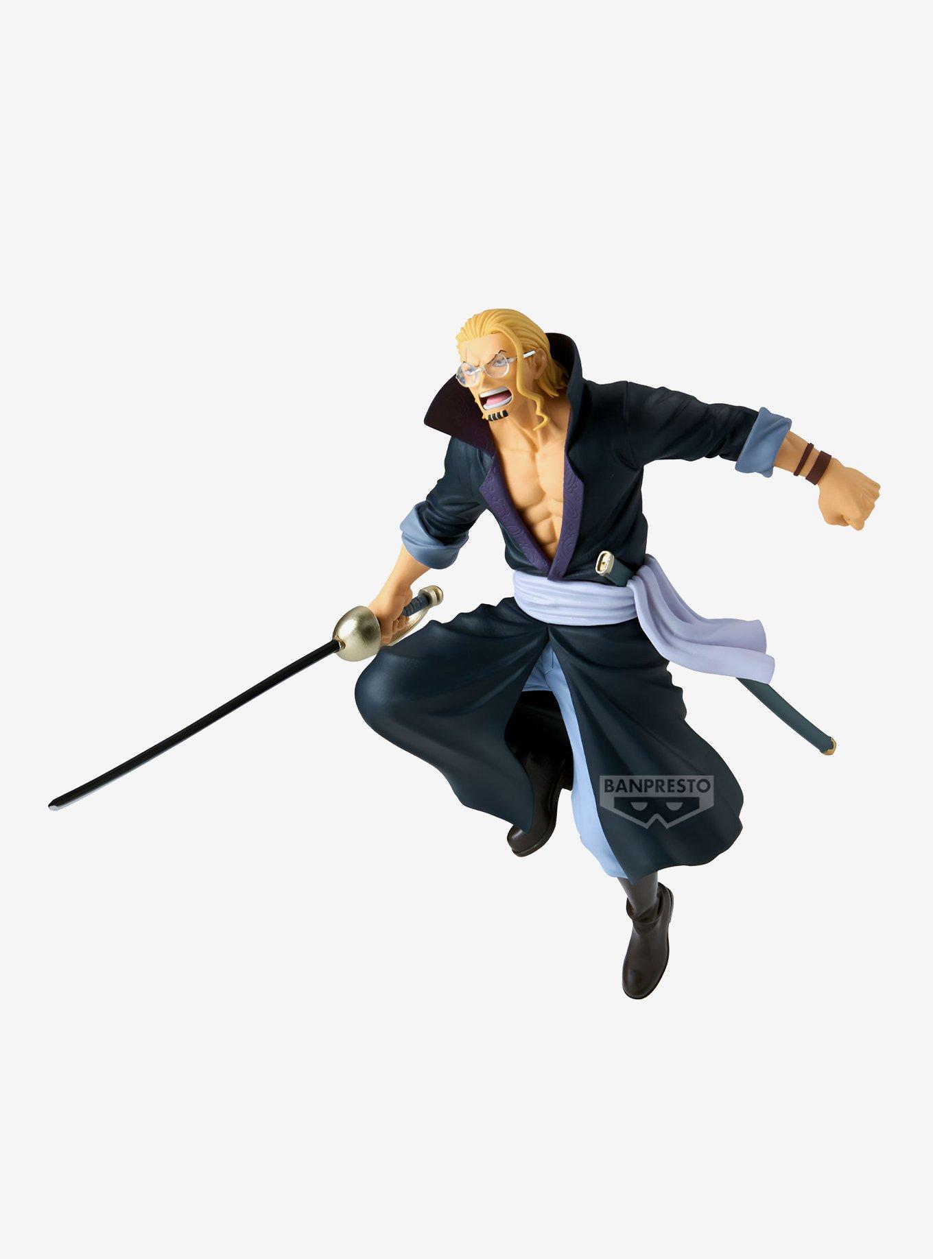 Banpresto One Piece Battle Record Silvers Rayleigh 4" Figurine, Ages 16+ - Open Miscellaneous