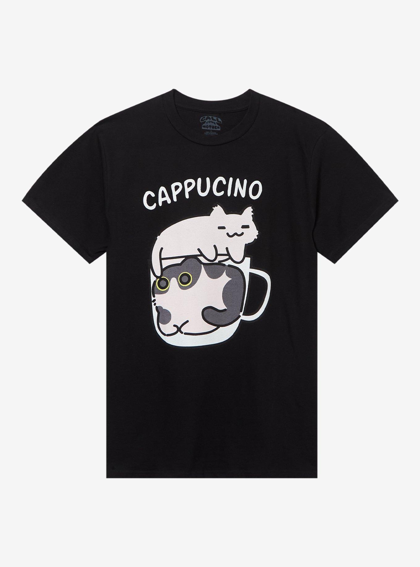 Cat Cappuccino T-Shirt By Call Your Mother, , hi-res