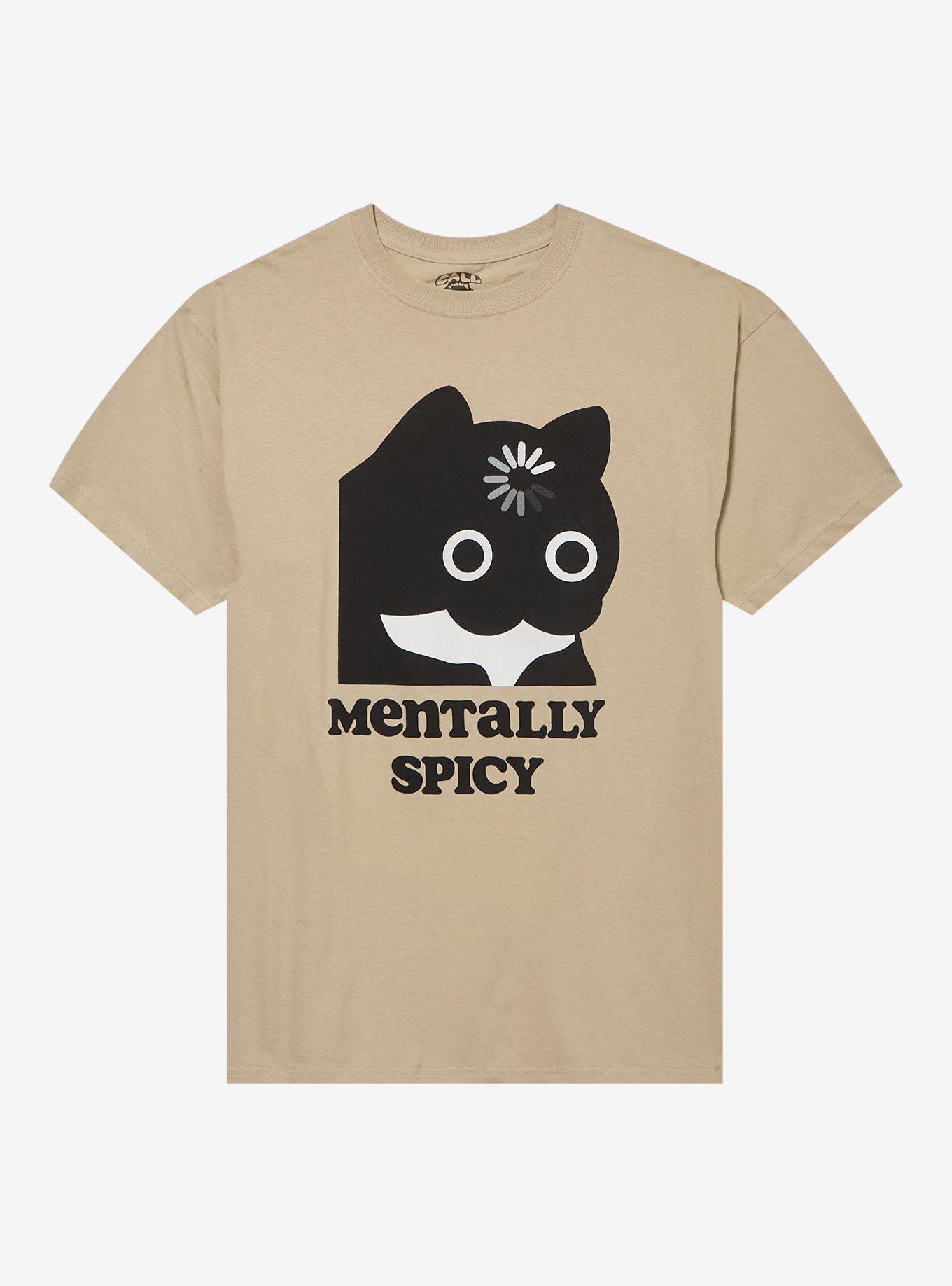 Mentally Spicy Cat T-Shirt By Call Your Mother, , hi-res