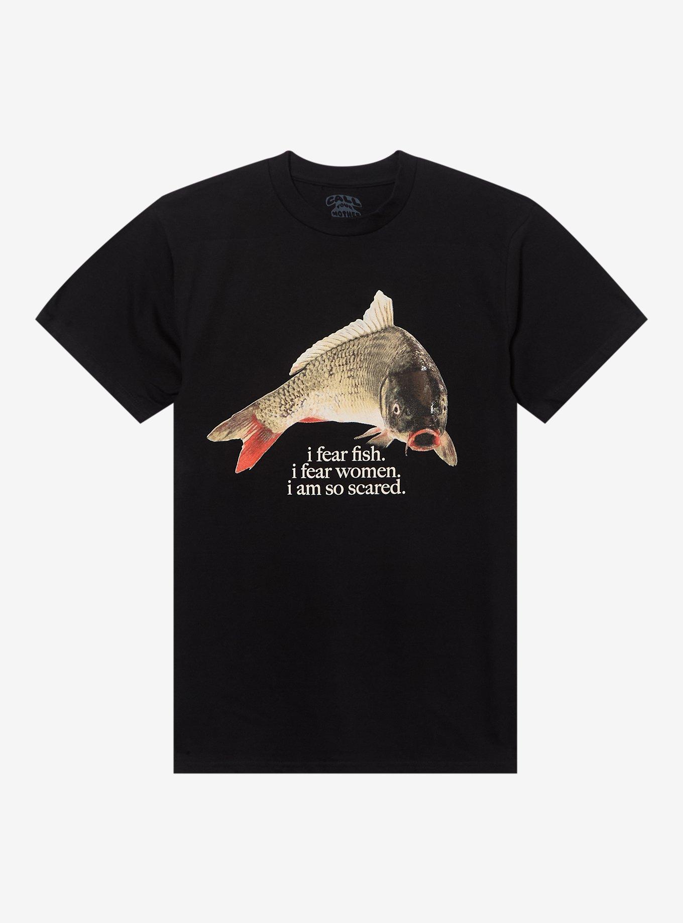 I Am So Scared Fish T-Shirt By Call Your Mother, , hi-res