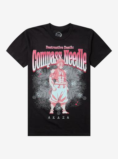 Demon Slayer: Kimetsu No Yaiba Akaza Compass Needle T-Shirt | Hot