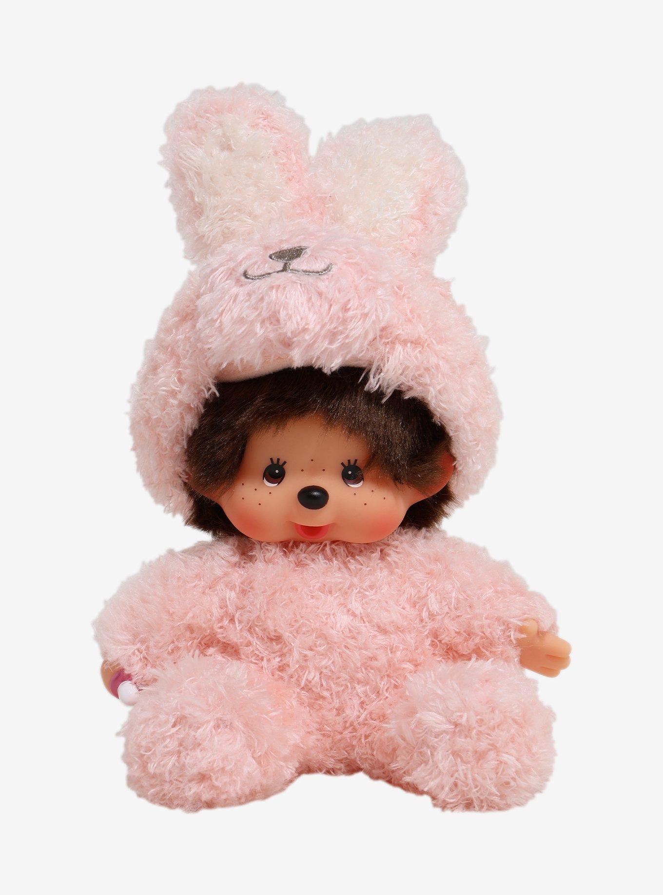 Monchhichi Sitting Bunny Doll, , hi-res