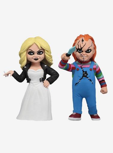 NECA Bride Of Chucky Toony Terrors Chucky & Tiffany Figure Set