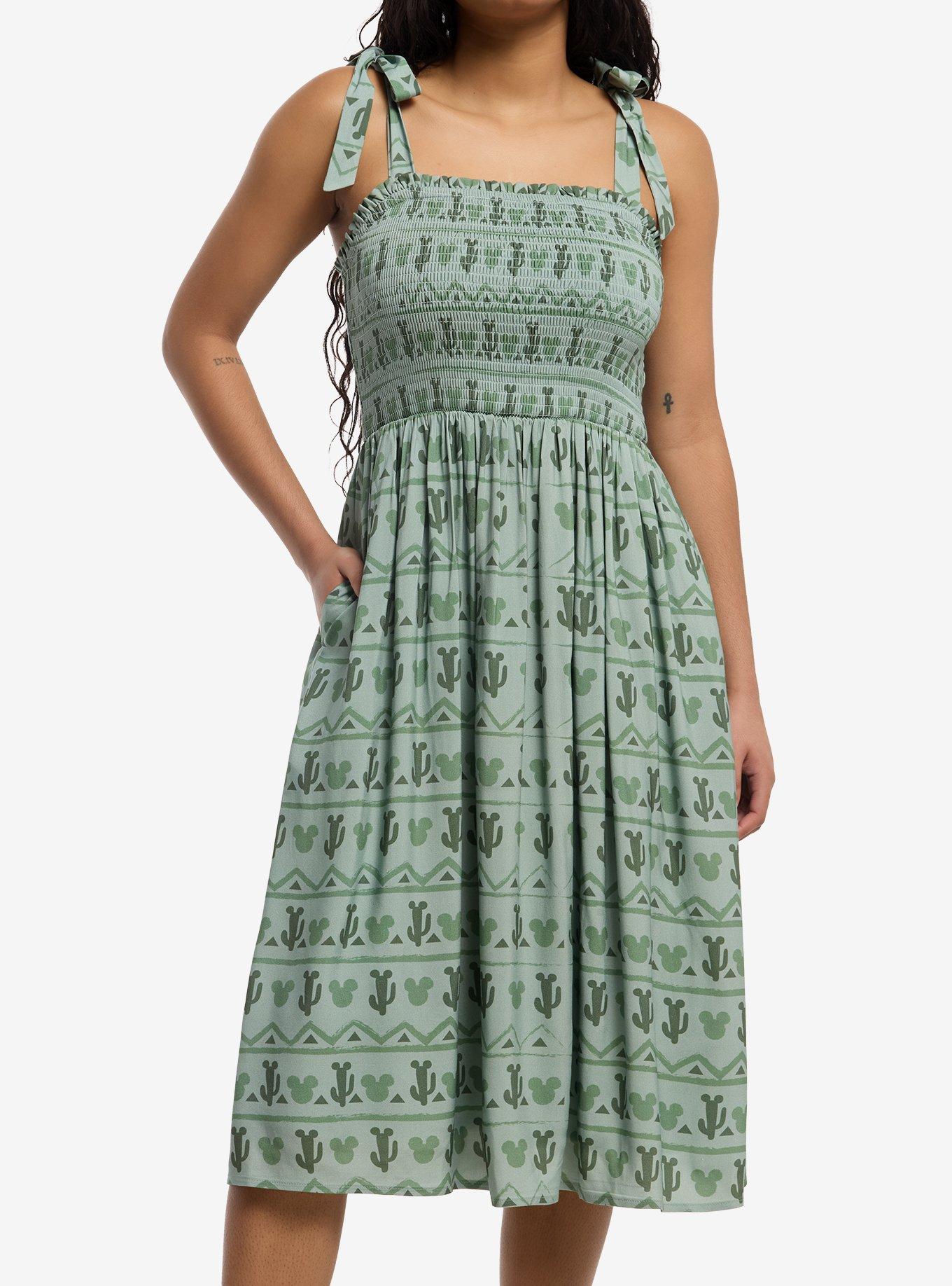 Disney Mickey Mouse Cactus Allover Print Tank Dress Her Universe Exclusive, , hi-res