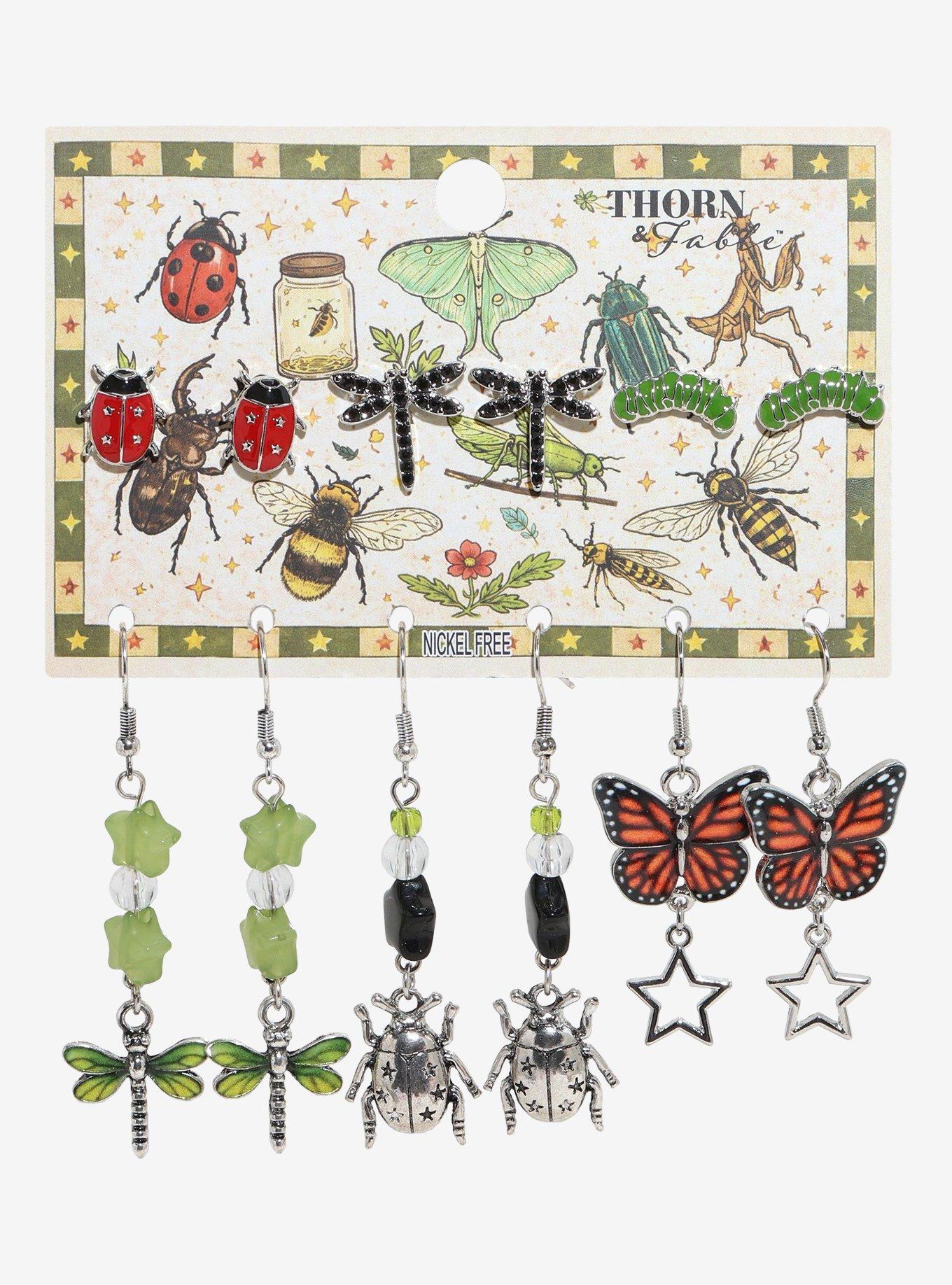 Thorn & Fable Bug Earring Set, , hi-res