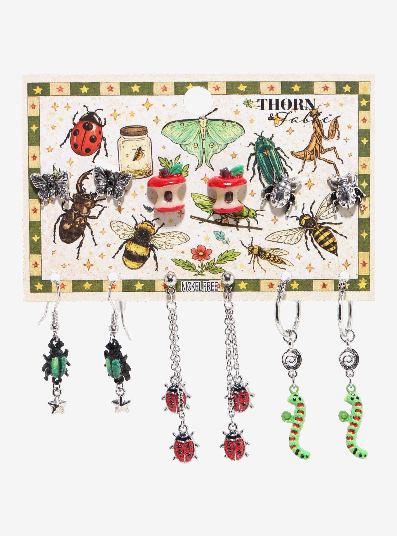 Thorn & Fable Bug Earring Set, , hi-res