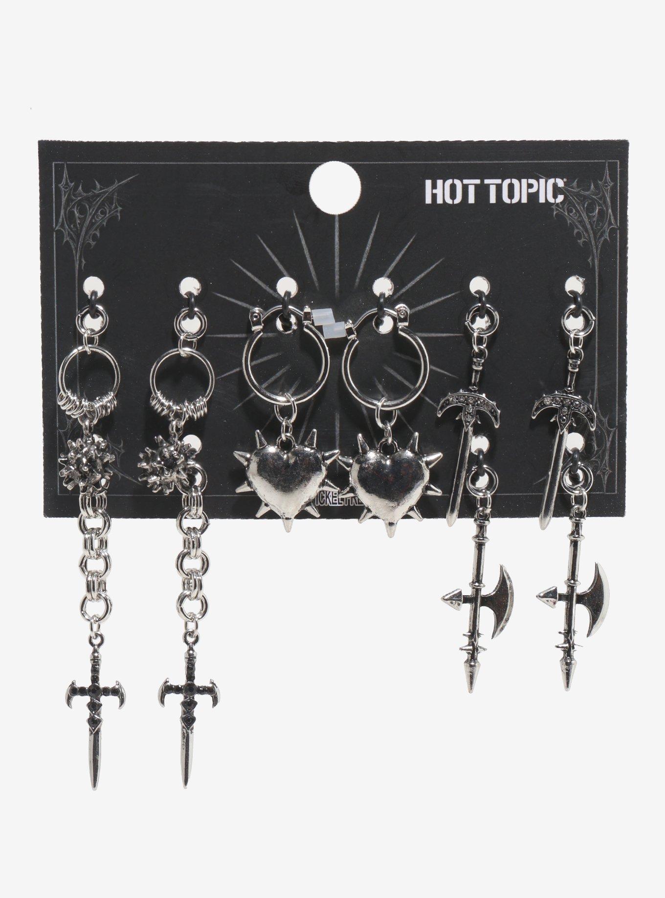 Medieval Interchangeable Charms Earrings, , hi-res