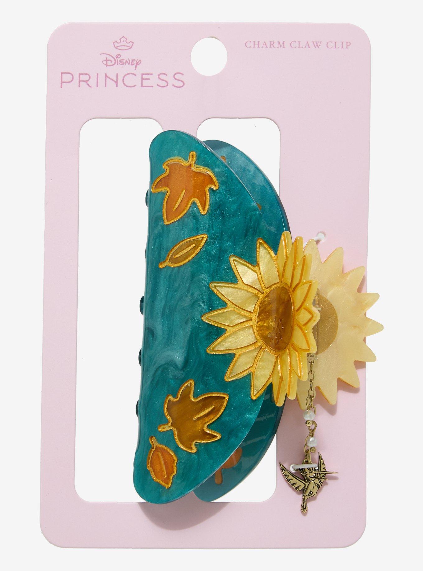 Disney Pocahontas Sunflower Claw Clip with Charm - BoxLunch Exclusive, , hi-res