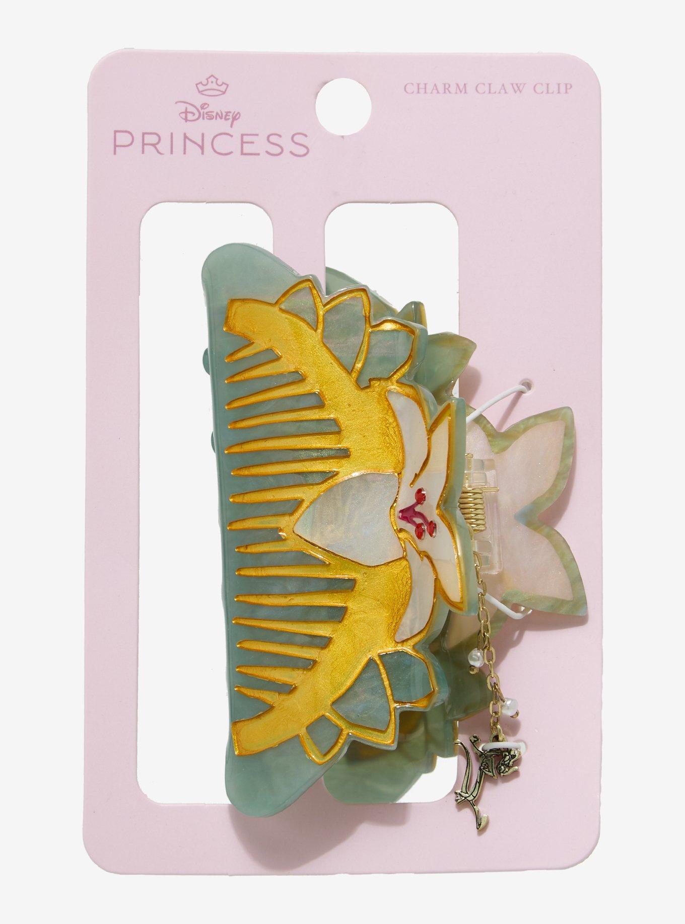 Disney Mulan Floral Comb Claw Clip with Charm - BoxLunch Exclusive, , hi-res