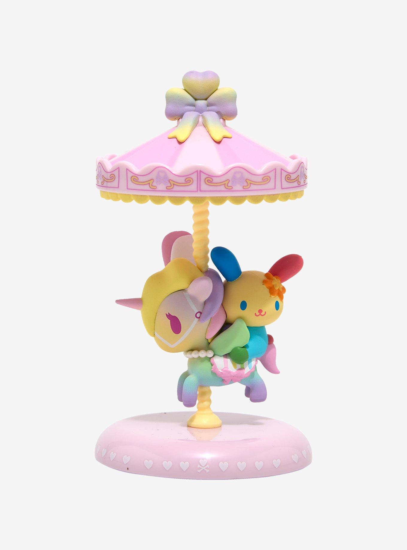 tokidoki Sanrio Hello Kitty and Friends Sweet Pink Carousel U*SA*HA*NA & Can Can Figure (Special Edition), , hi-res