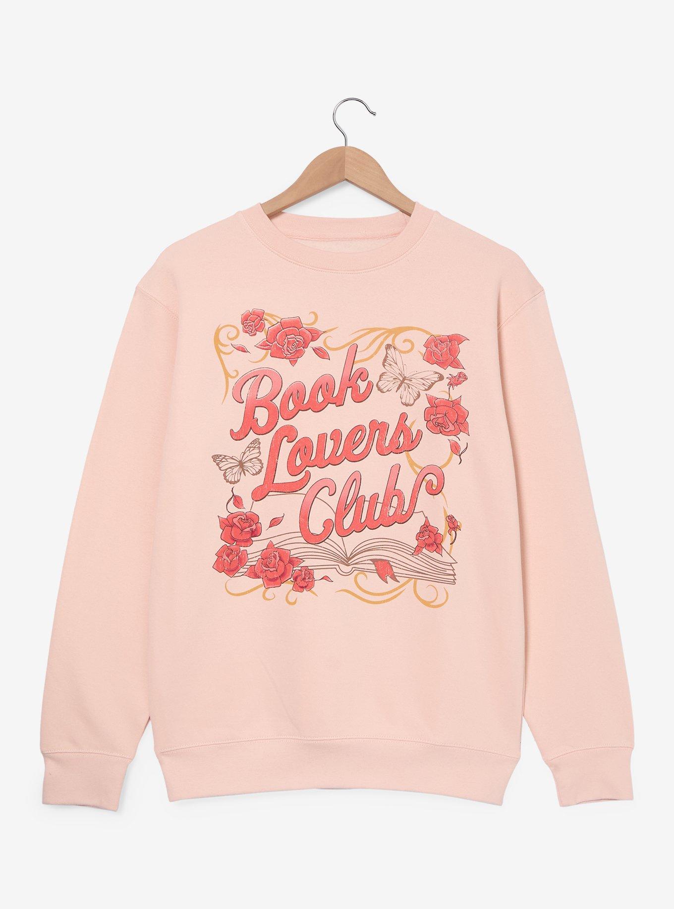 Book Lovers Club Crewneck &mdash; BoxLunch Exclusive, , hi-res