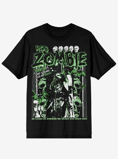 Rob Zombie Green Skull T-Shirt | Hot Topic