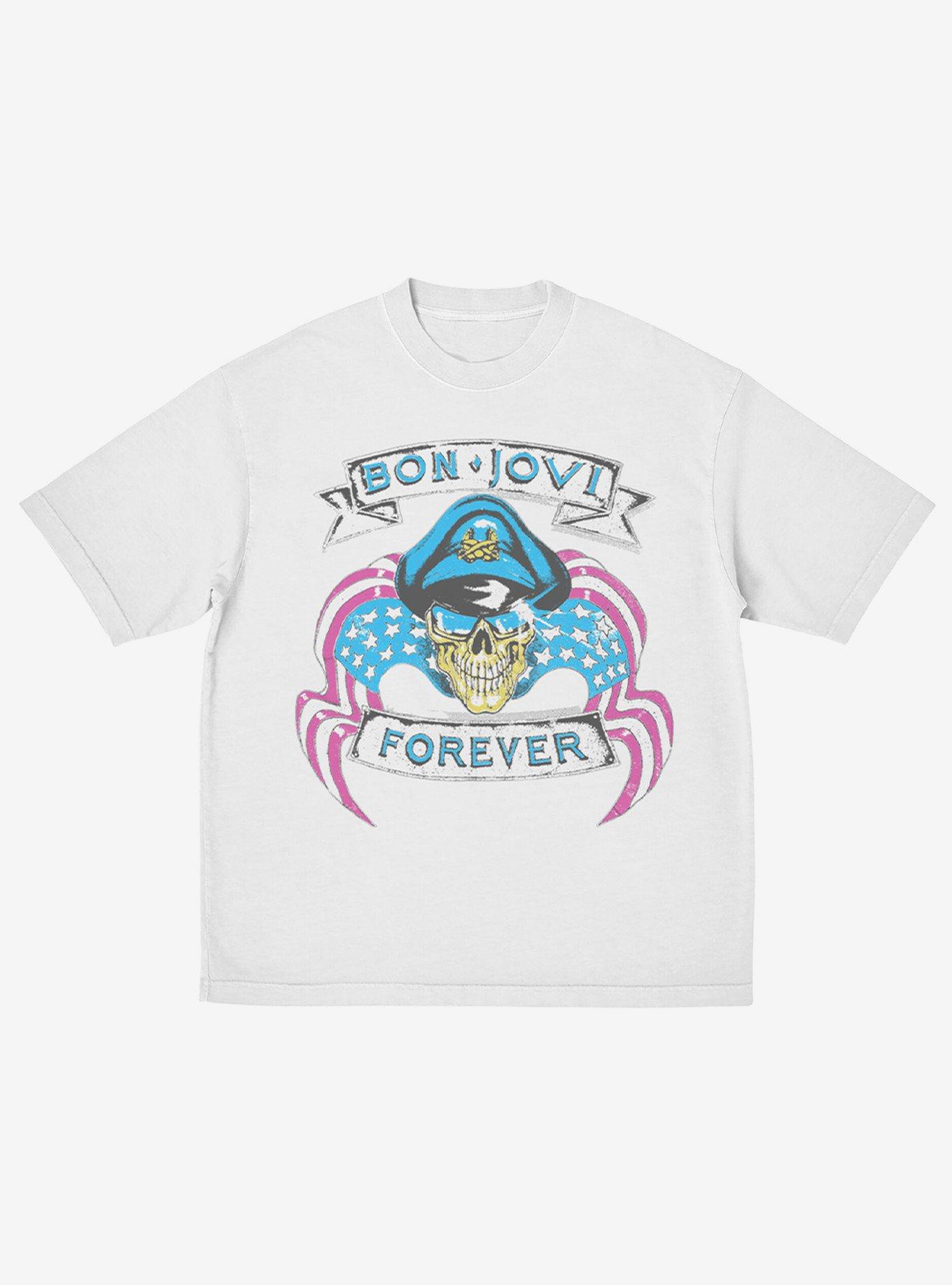 Bon Jovi Forever Skull T-Shirt, , hi-res