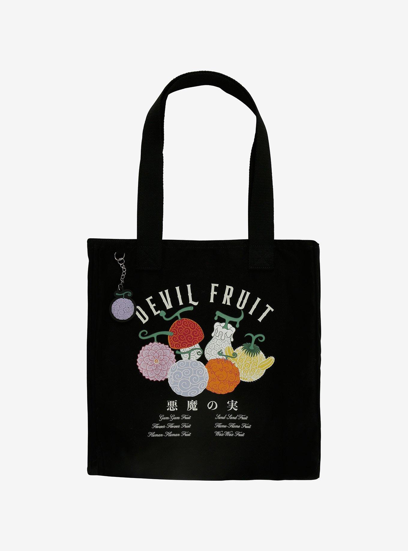 One Piece Devil Fruit Charm Tote Bag, , hi-res
