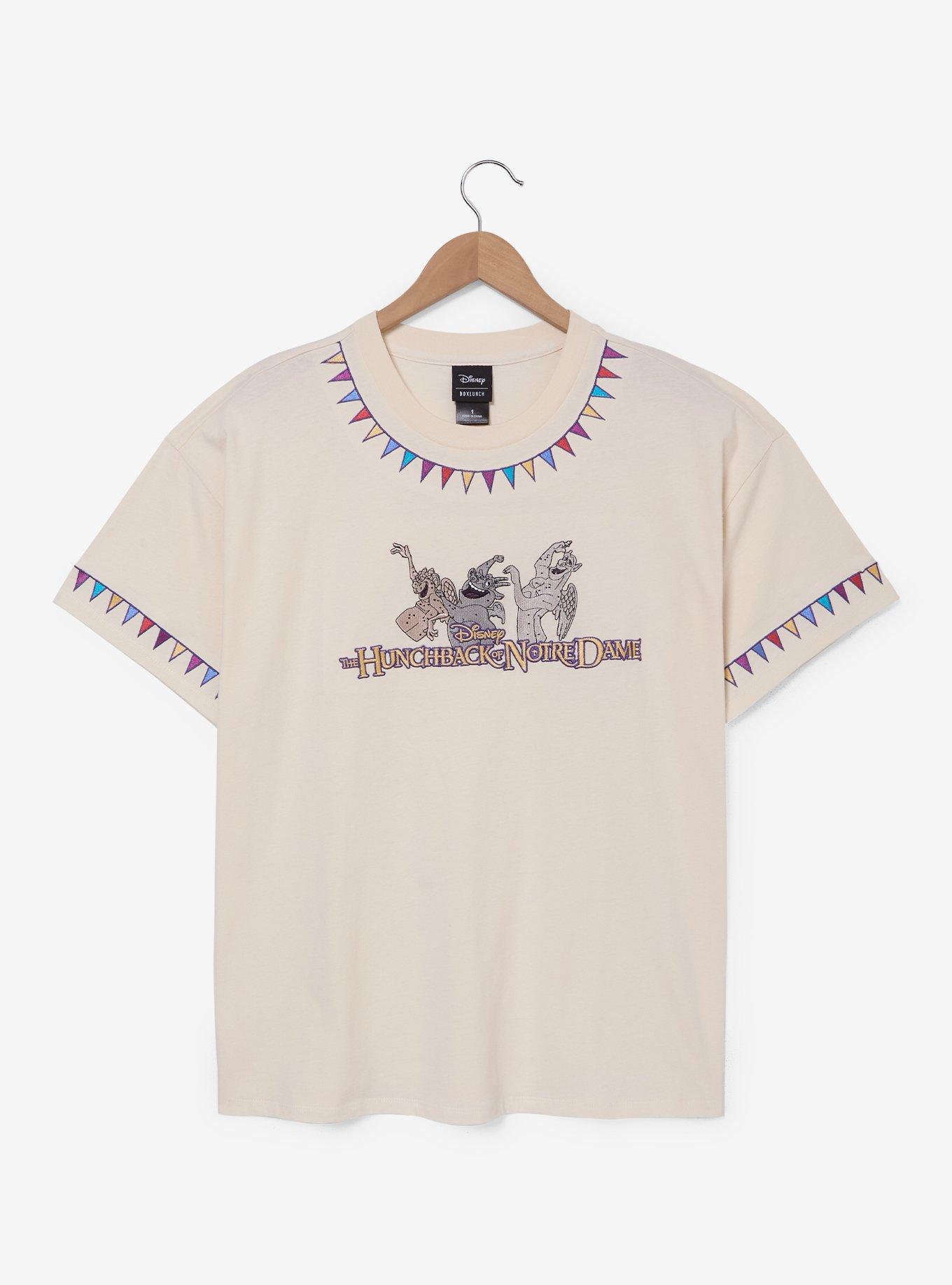 Disney The Hunchback of Notre Dame Gargoyles Embroidered Women's Plus Size T-Shirt - BoxLunch Exclusive, , hi-res