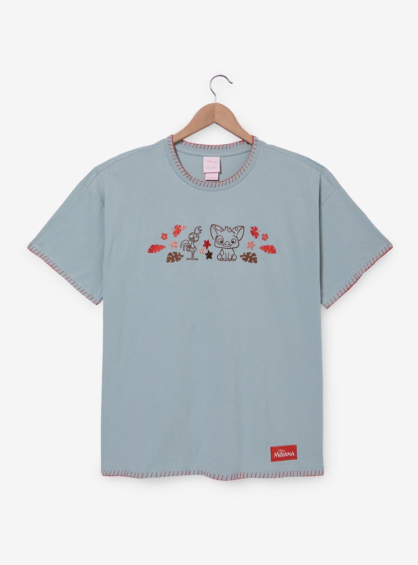 Disney Moana Pua & Hei-Hei Women's Plus Size T-Shirt - BoxLunch Exclusive, , hi-res