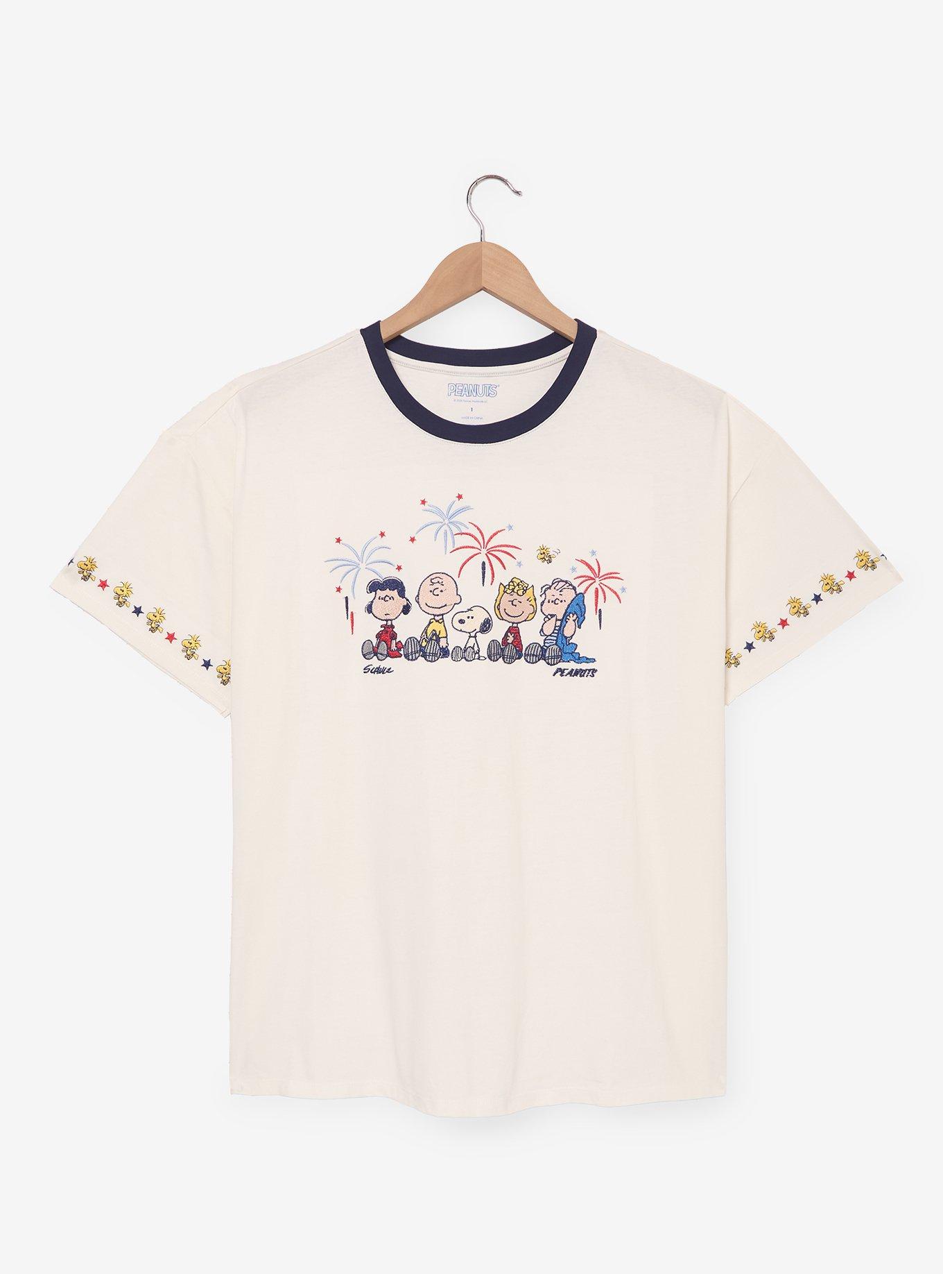 Peanuts Fireworks Women's Plus Size T-Shirt &mdash; BoxLunch Exclusive, , hi-res