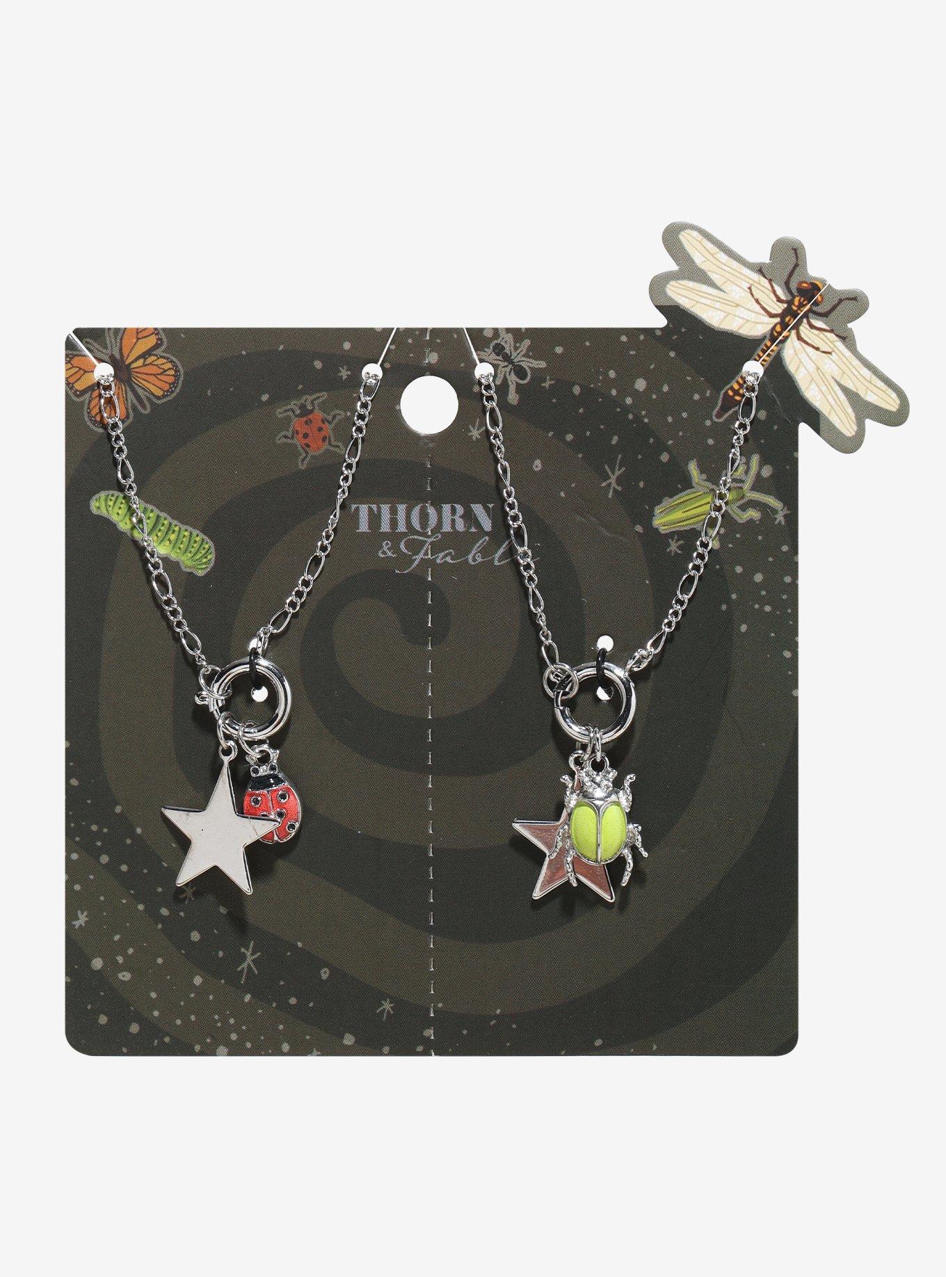 Thorn & Fable Bug Star Best Friend Necklace Set, , hi-res