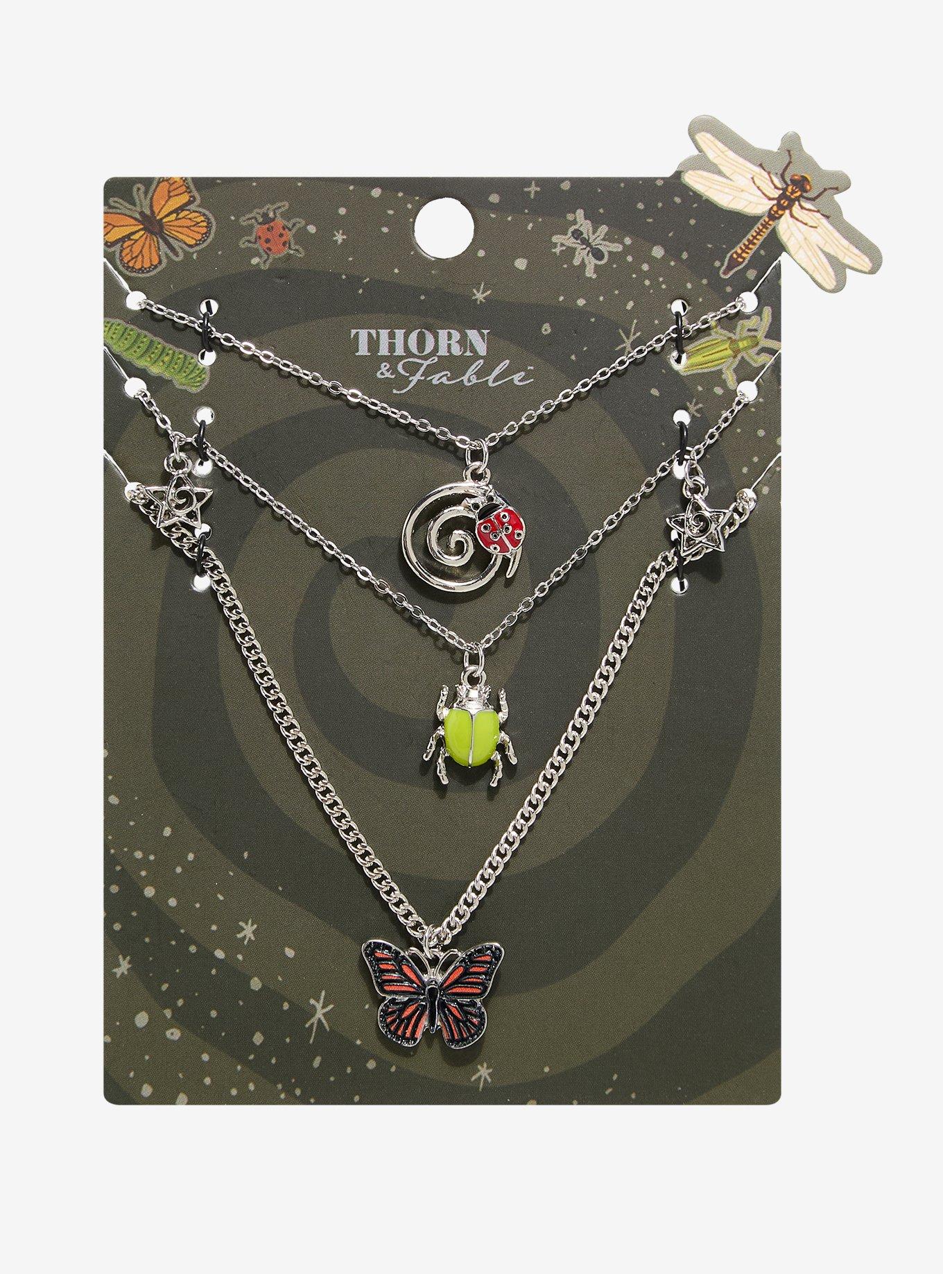 Thorn & Fable Bug Necklace Set, , hi-res