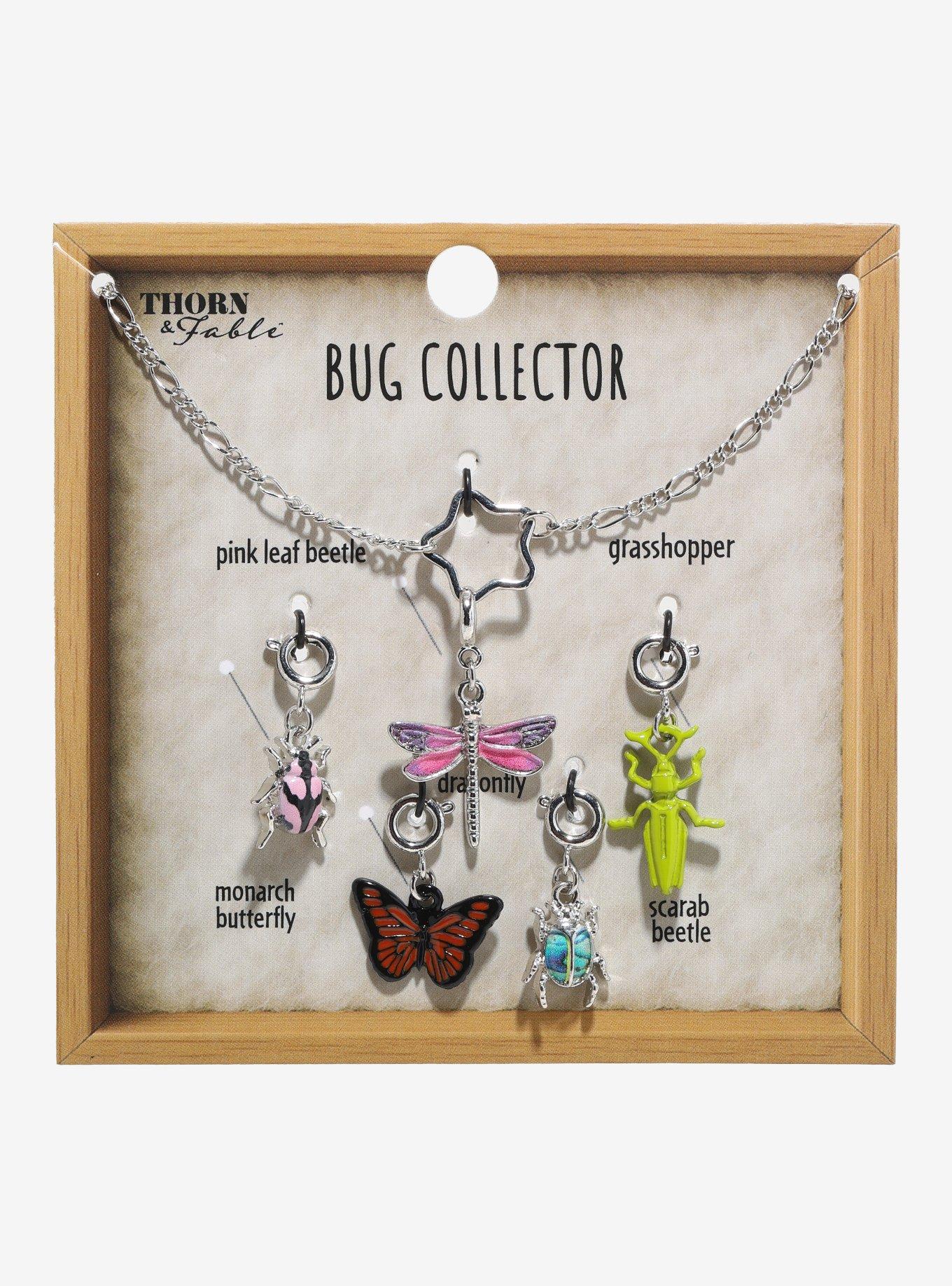Thorn & Fable Bug Collector Necklace Charm Set, , hi-res