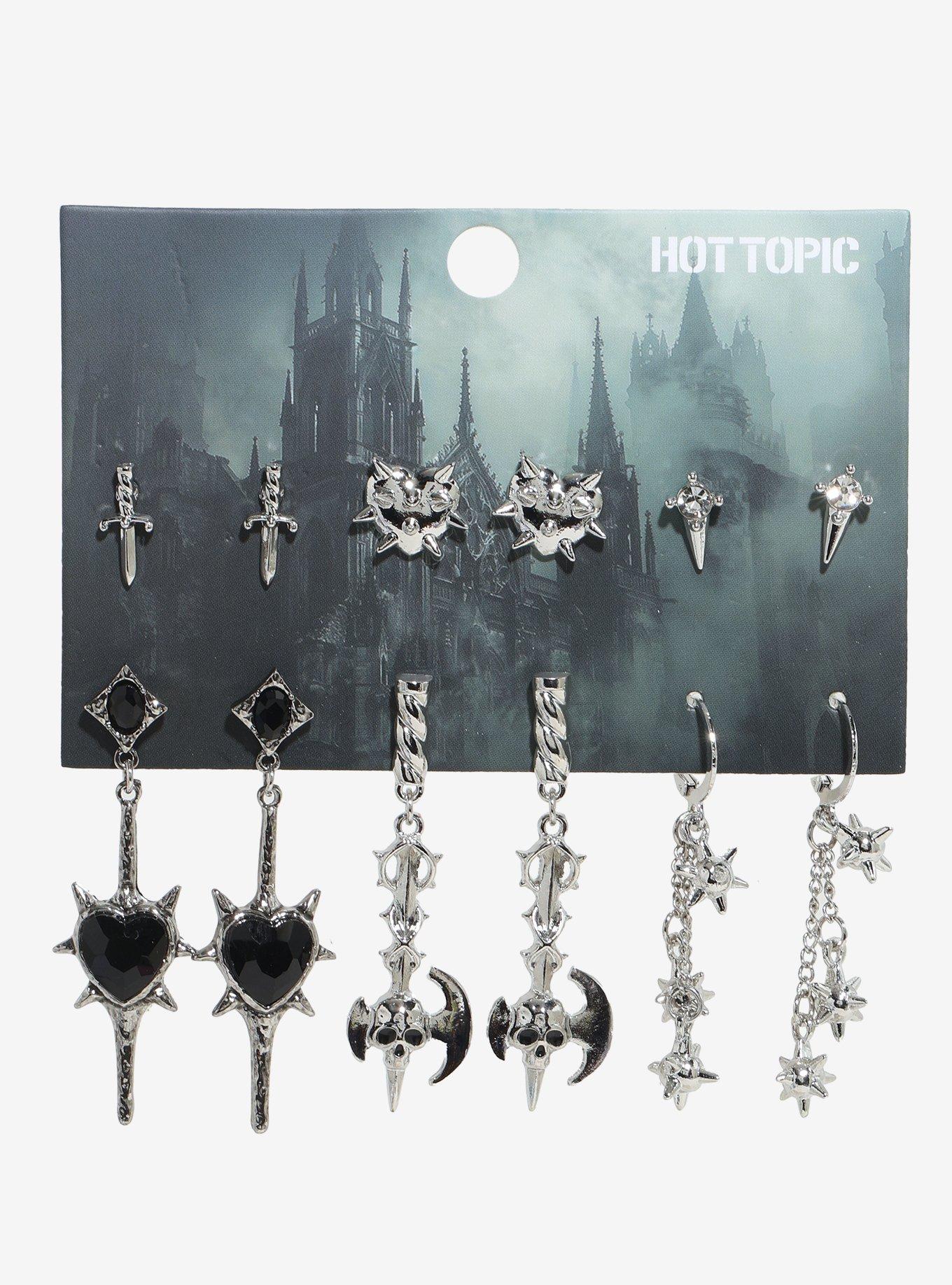 Medieval Daggers Earring Set, , hi-res