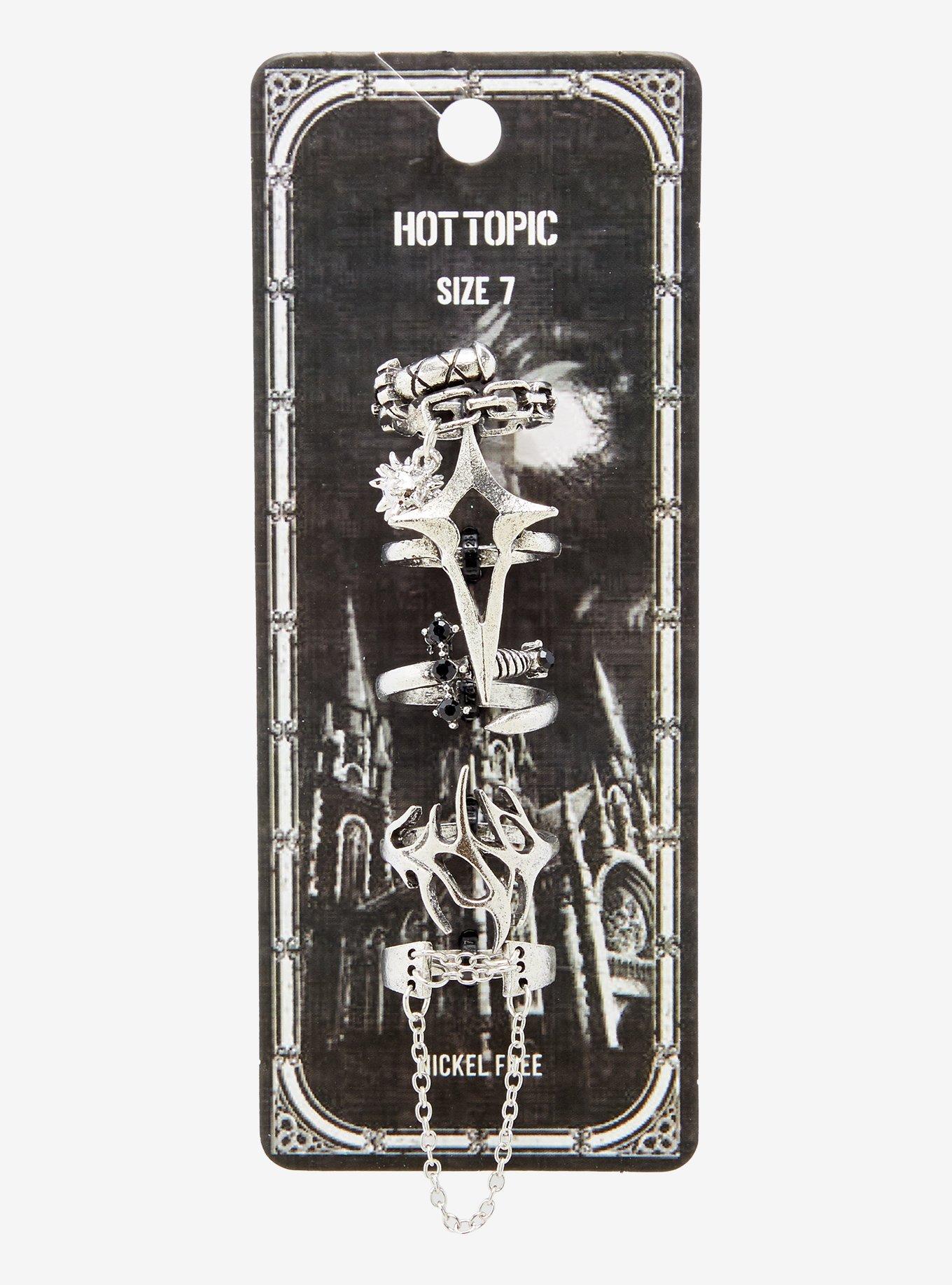 Cyber Sigil Star Medieval Ring Set, , hi-res