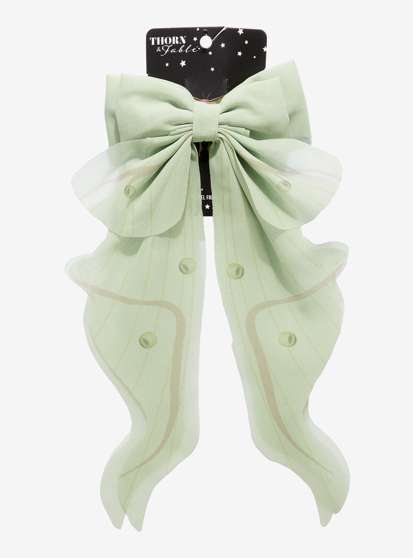 Thorn & Fable Lunar Moth Hair Bow, , hi-res