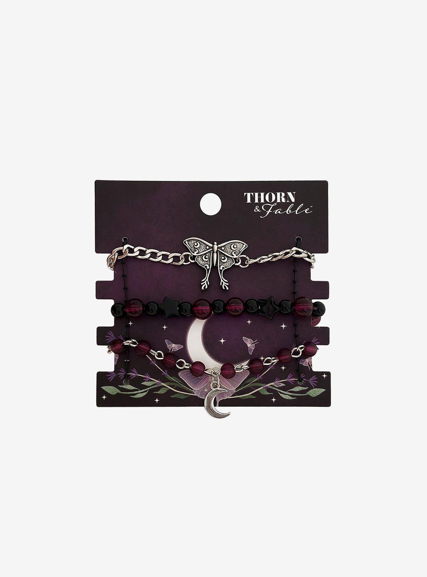 Thorn & Fable Lunar Moth Bracelet Set, , hi-res