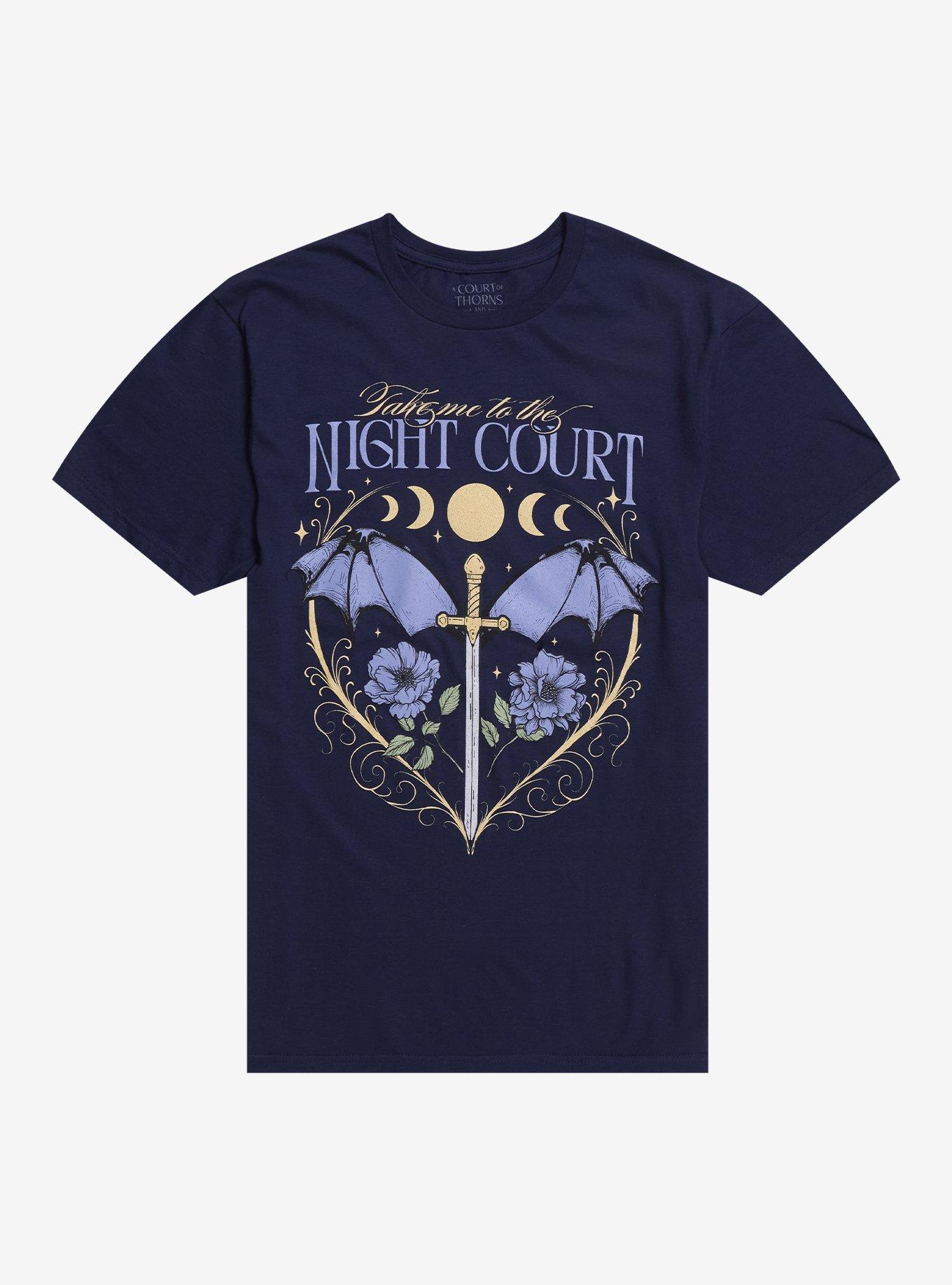 A Court Of Thorns And Roses Take Me To The Night Court T-Shirt, , hi-res