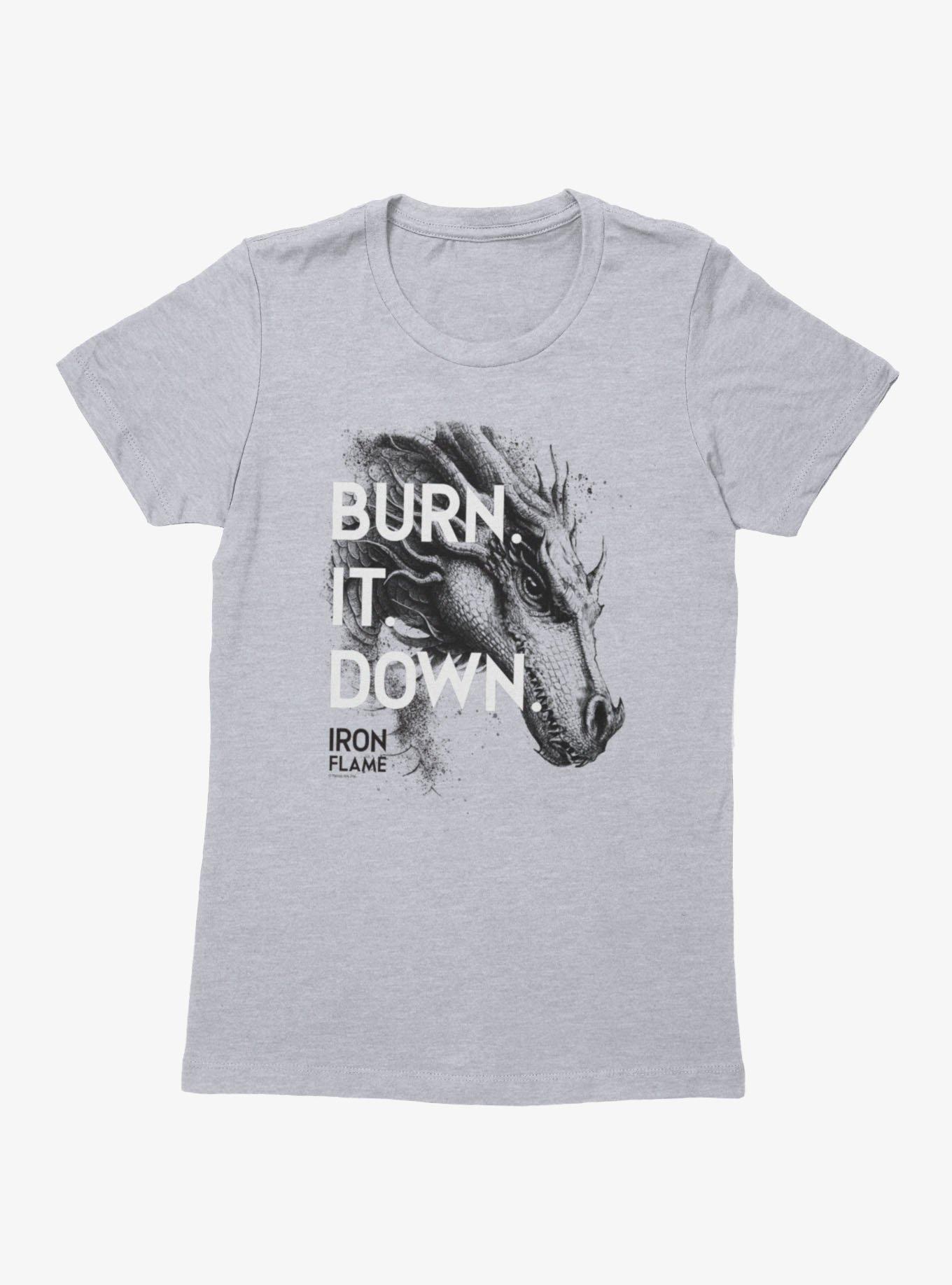 Fourth Wing Burn It Down Womens T-Shirt Her Universe Exclusive, , hi-res