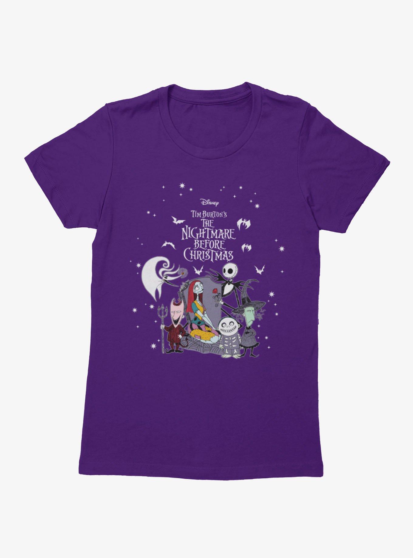 Disney Nightmare Before Christmas Group Portrait Womens T-Shirt Her Universe Exclusive, , hi-res