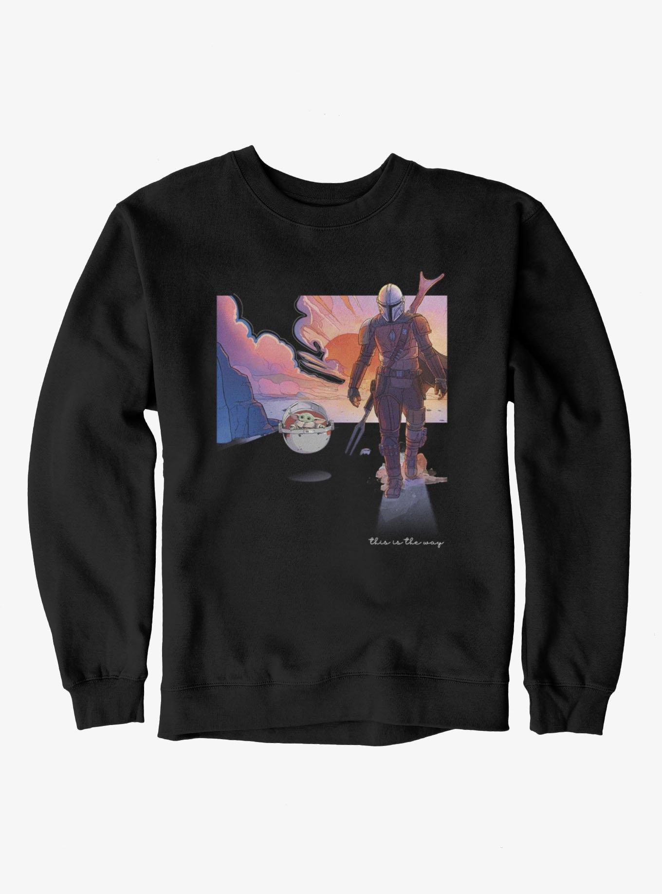 Star Wars The Mandalorian Mando And Grogu This Way Sweatshirt, , hi-res