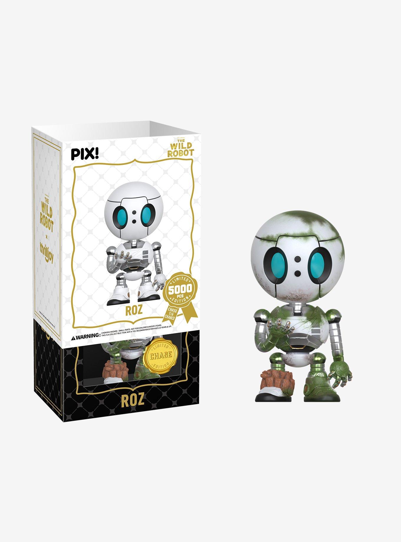 Thrilljoy The Wild Robot Pix! Roz Collectible Figure, , hi-res